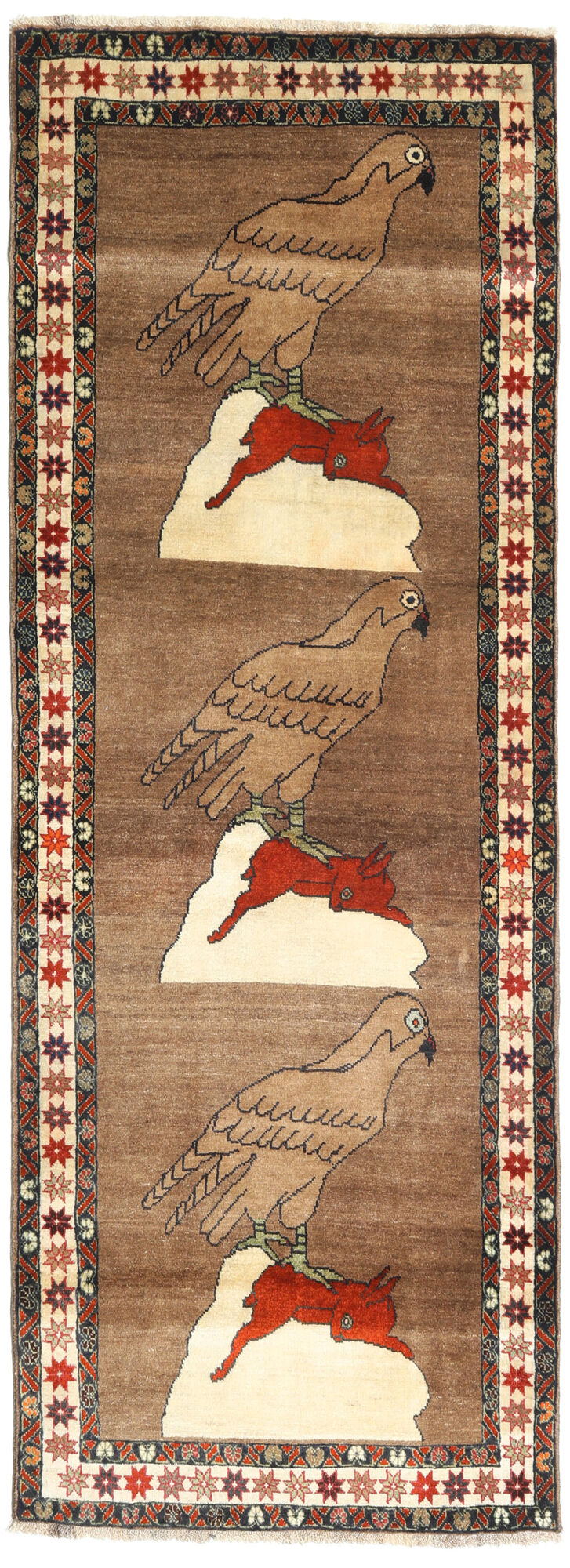 
    Qashqai Fine - Brown - 100 x 280 cm
  