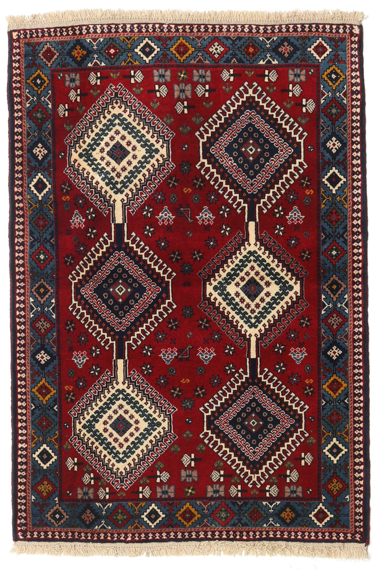 
    Yalameh - Dark red - 105 x 151 cm
  