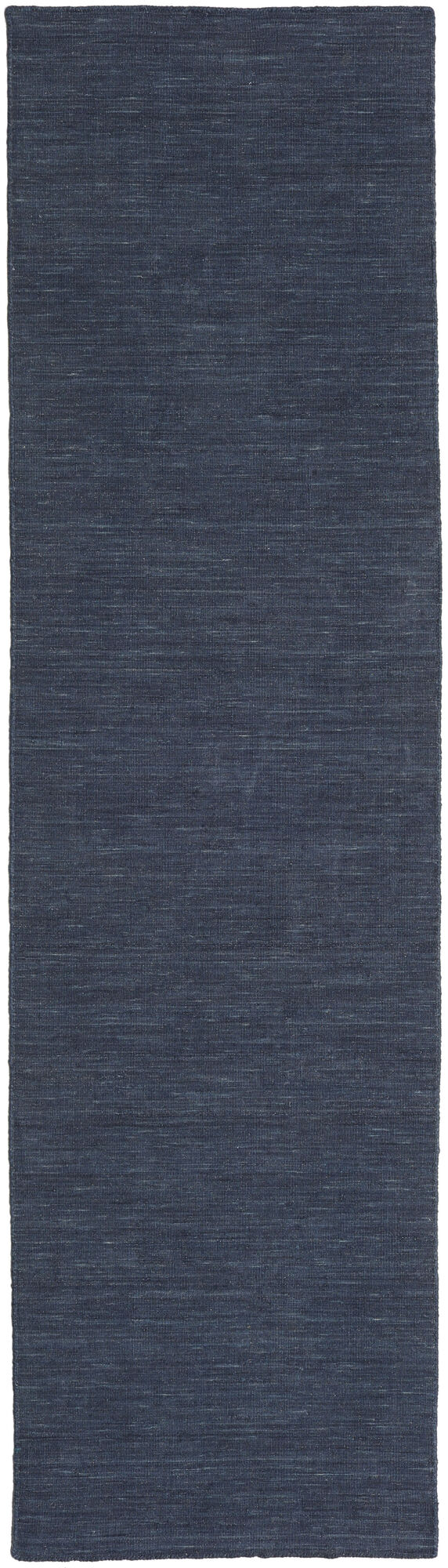 Kelim loom Teppich – Marineblau 80×500