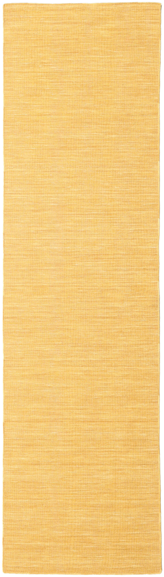Kelim loom Teppich – Gelb 80×300