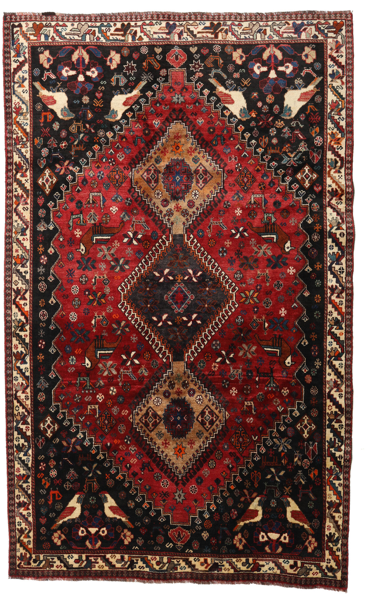
    Qashqai - Dark red - 165 x 268 cm
  