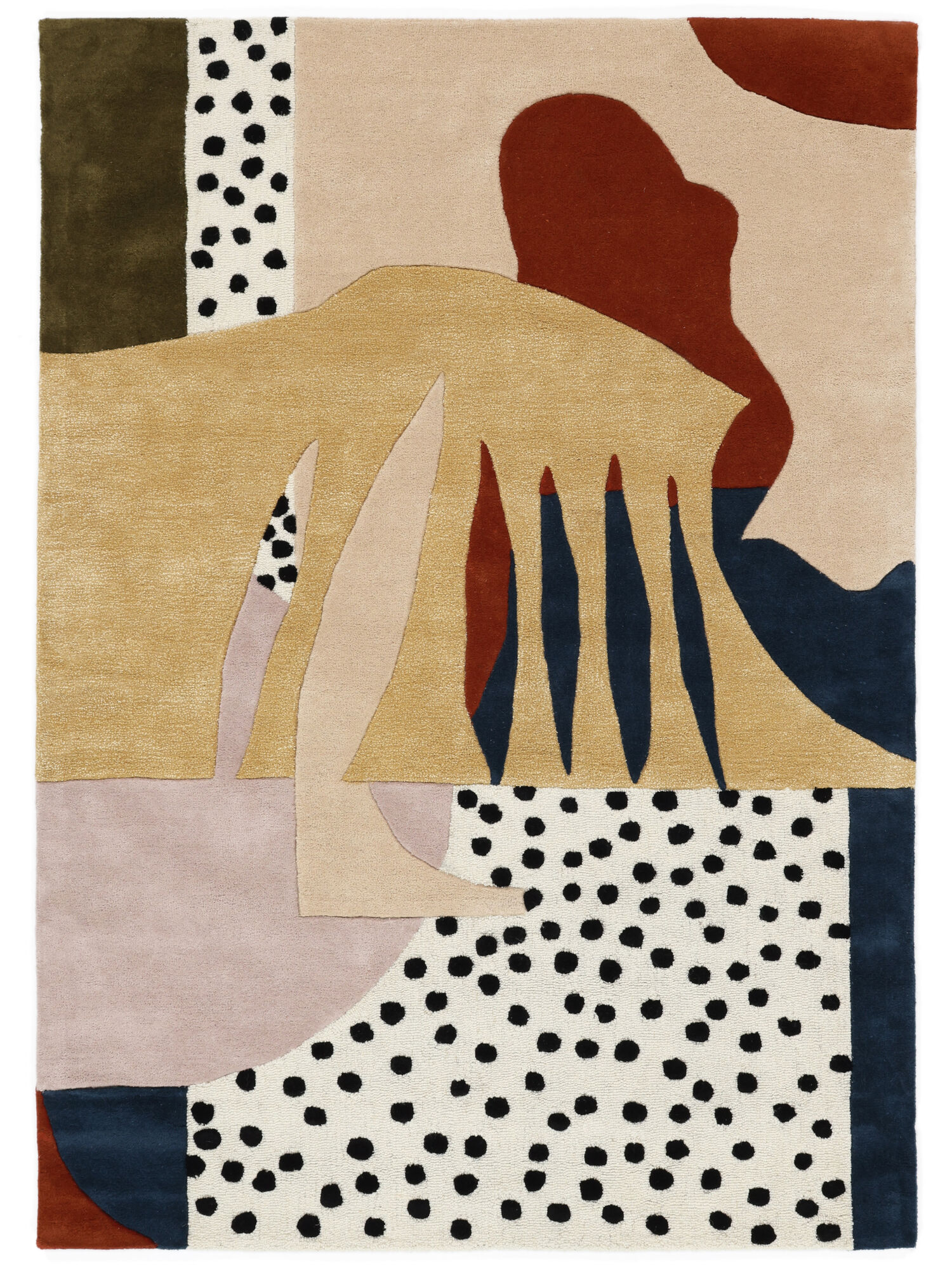 Don't Leaf Me Matta - Beige / Flerfärgad 200x300