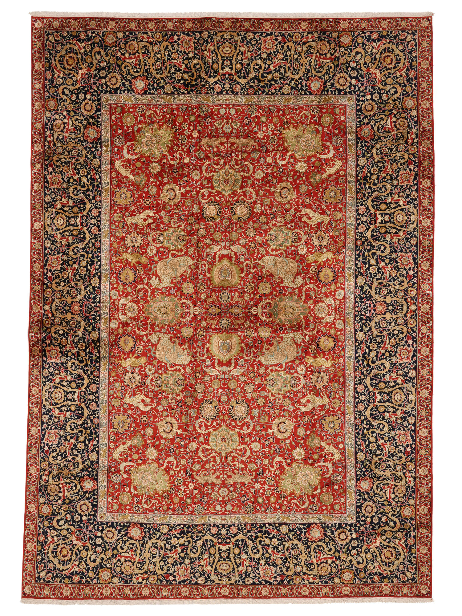 
    Kashmir pure silk - Brown - 303 x 436 cm
  