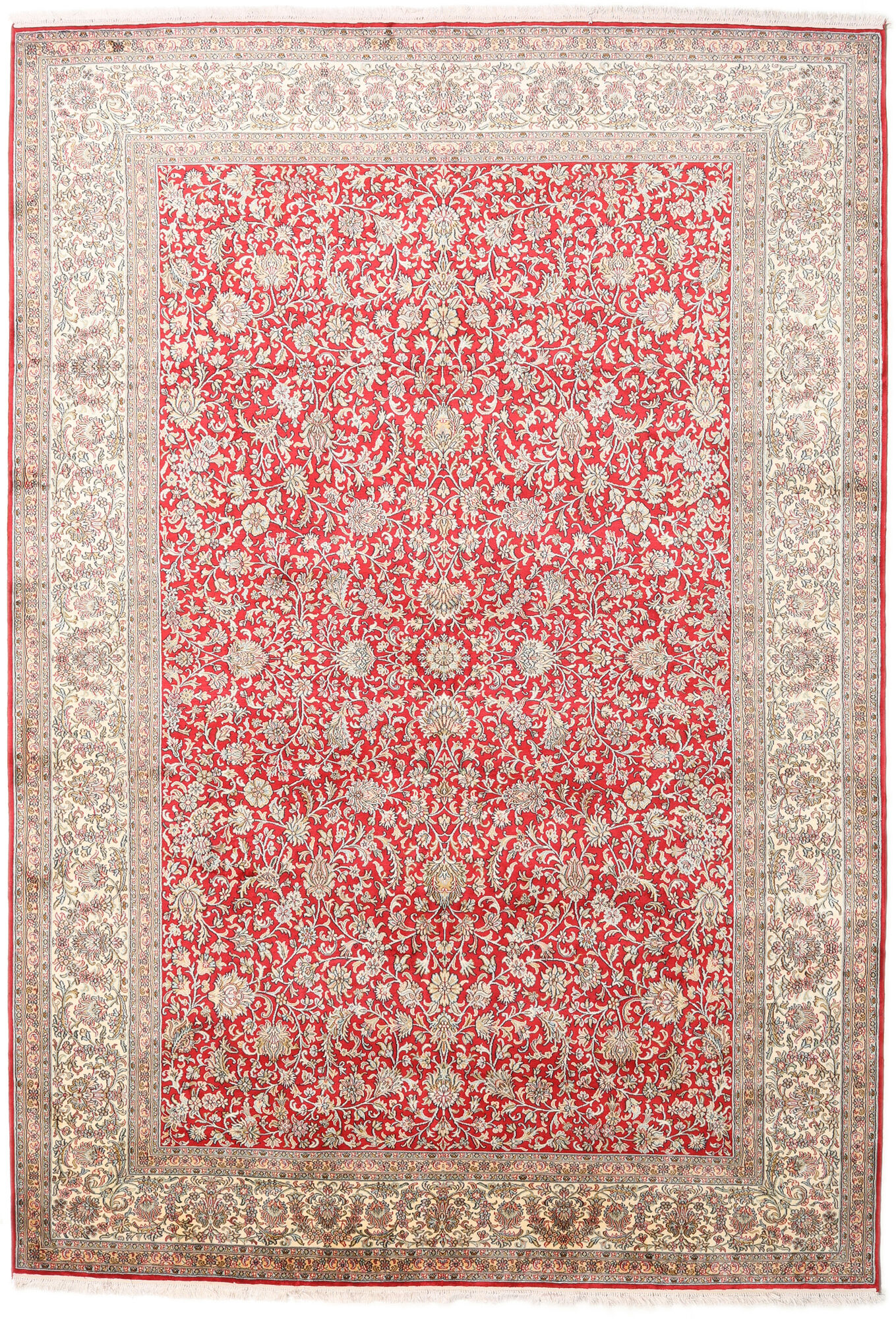 Kashmir äkta silke Matta 216x311