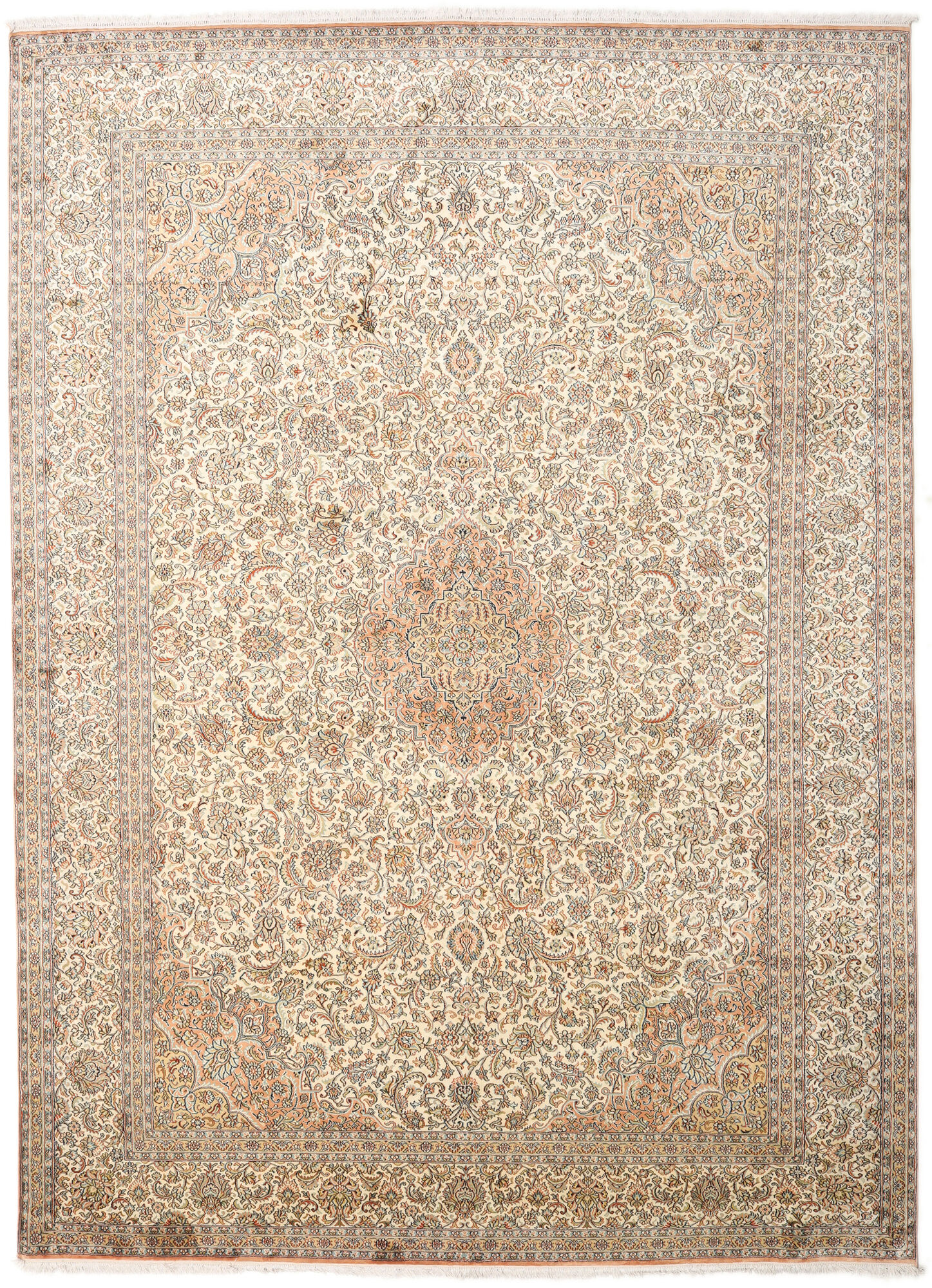 
    Kashmir pure silk - Beige - 247 x 341 cm
  