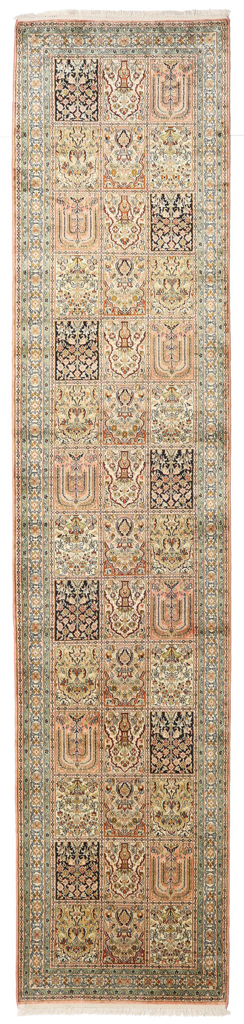 
    Kashmir pure silk - Beige - 82 x 372 cm
  