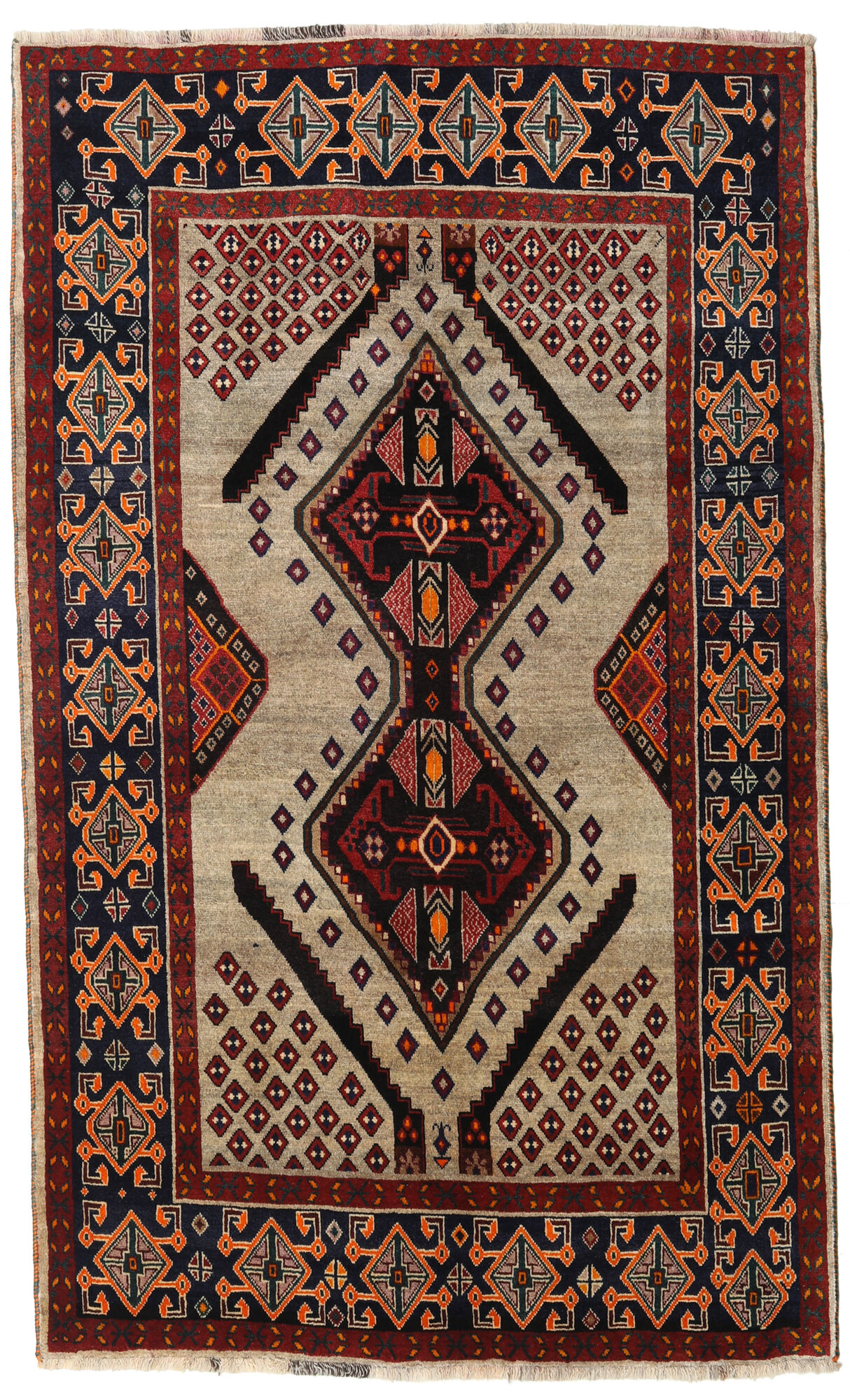
    Qashqai - Dark red - 151 x 246 cm
  