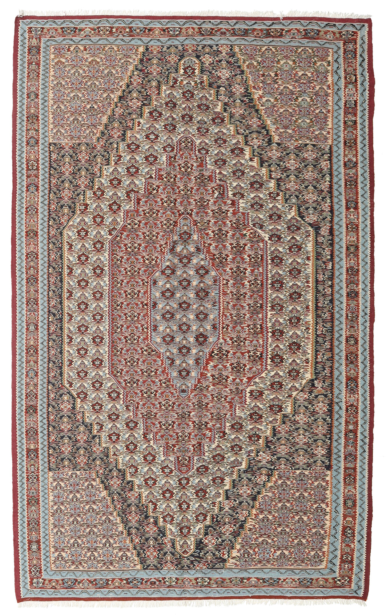 Kelim Senneh Fine Teppich 148×237