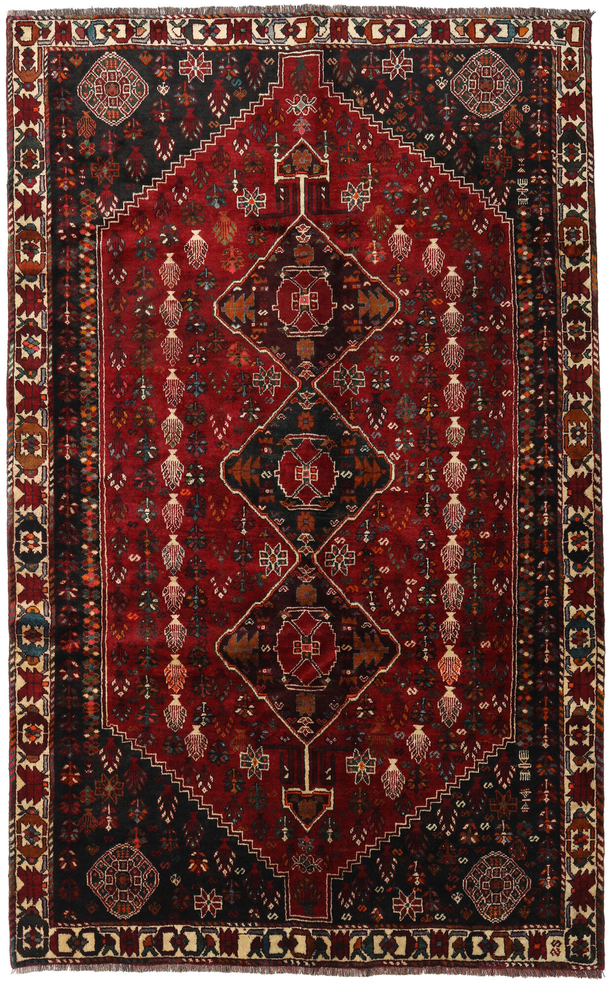 
    Qashqai - Dark red - 169 x 273 cm
  