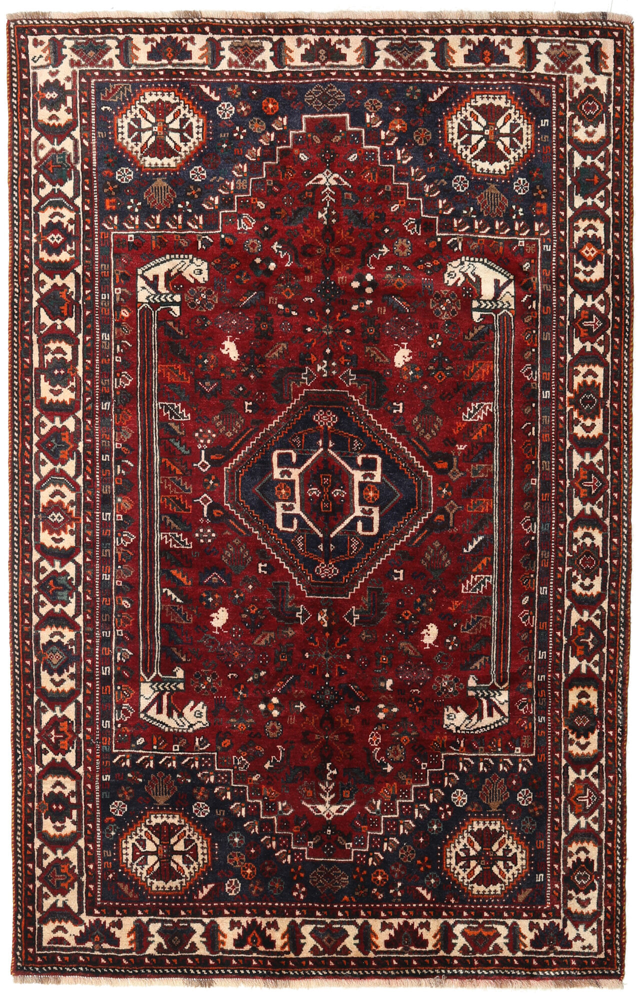 
    Qashqai - Dark red - 175 x 268 cm
  