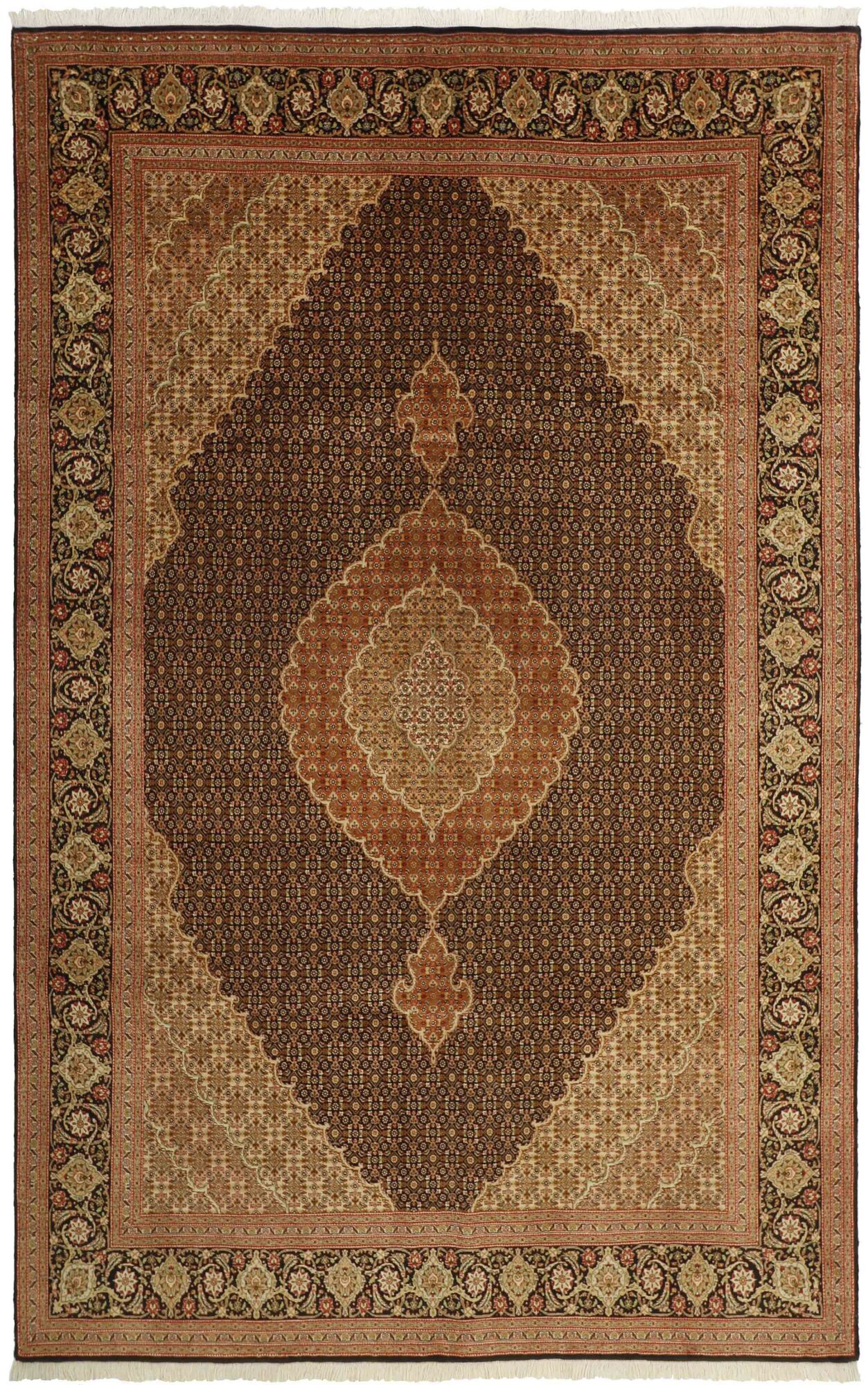 
    Tabriz 50 Raj - Brown - 203 x 311 cm
  