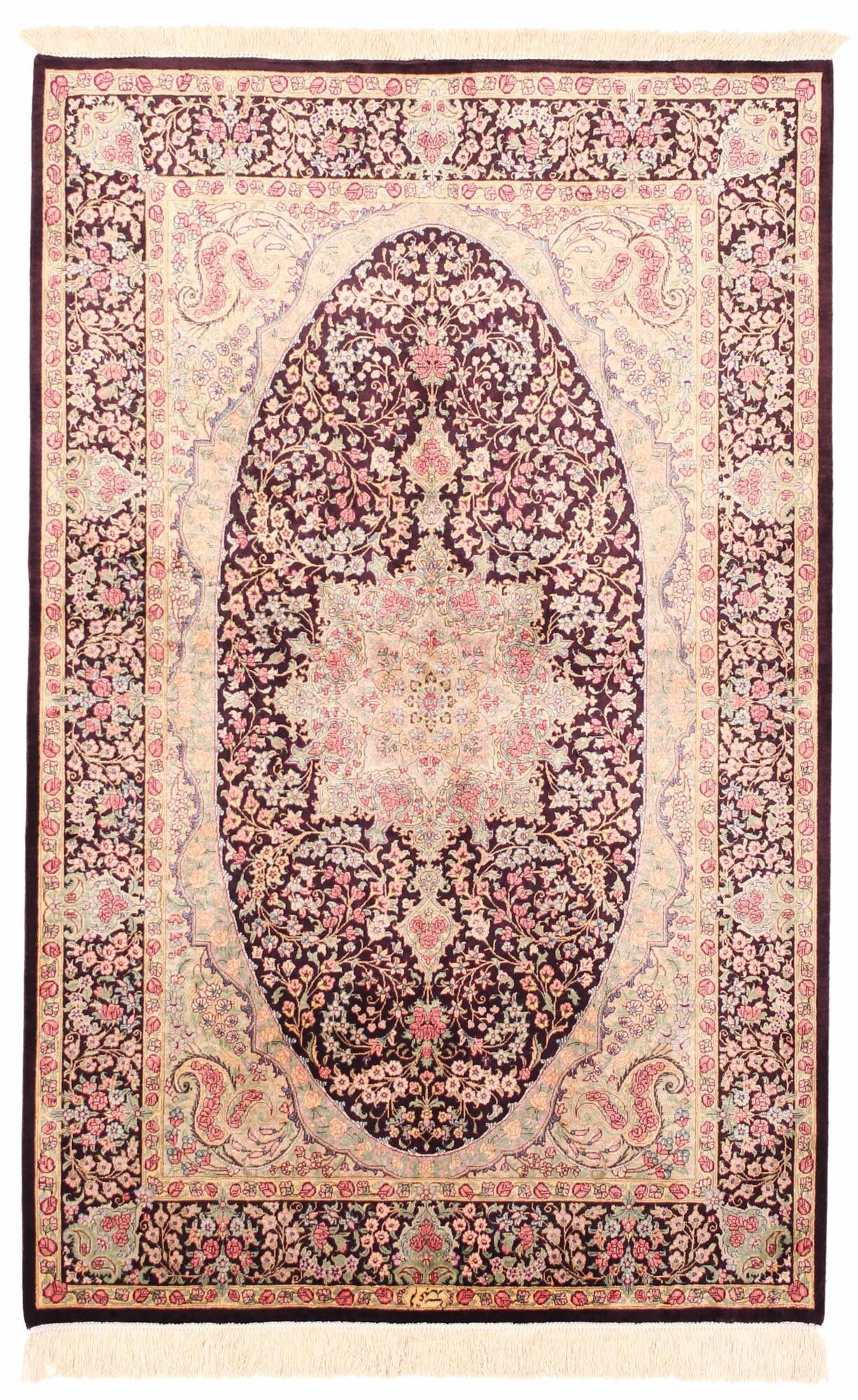
    Qum silk - Beige - 100 x 156 cm
  