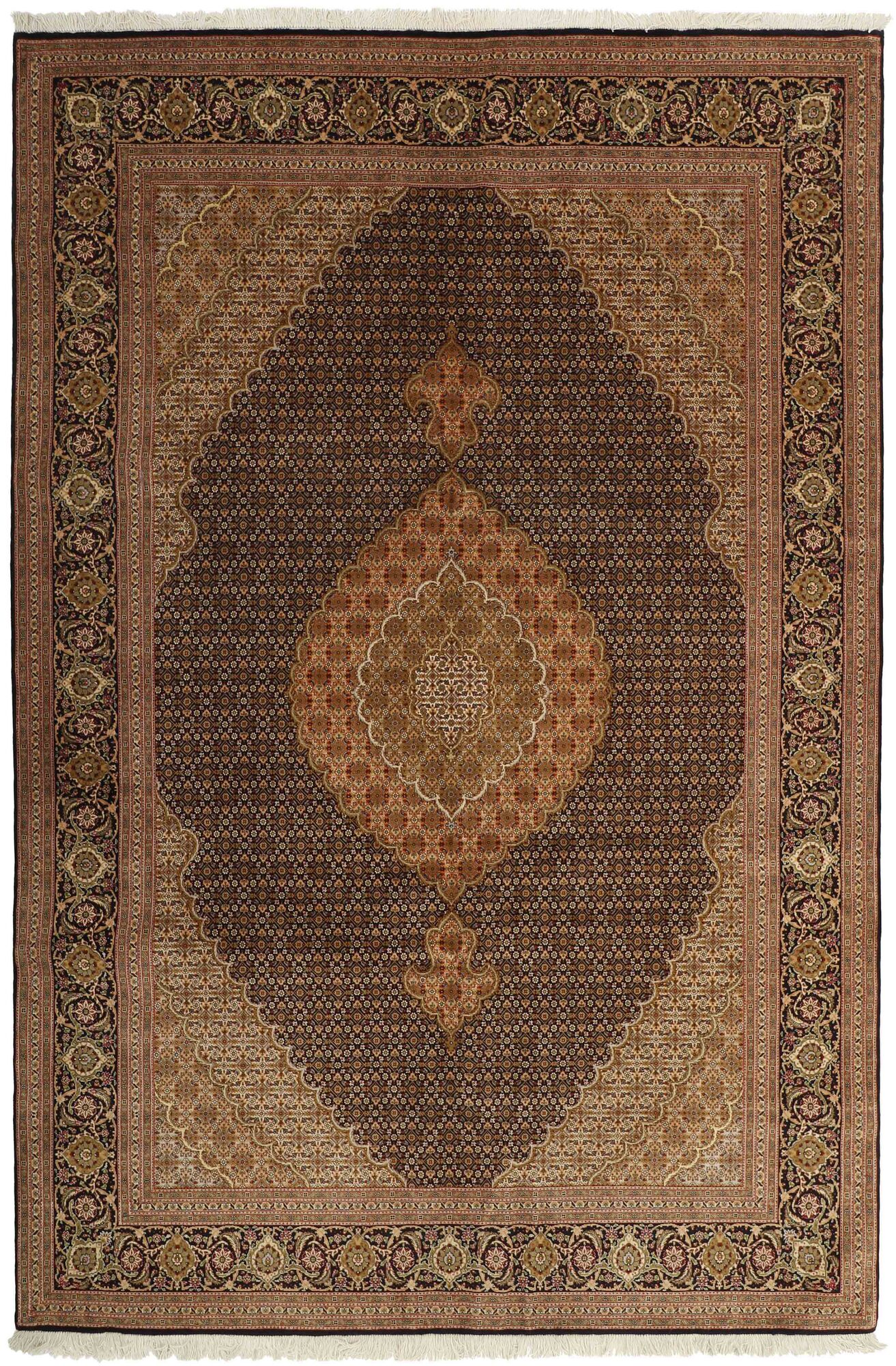 
    Tabriz 50 Raj - Brown - 200 x 298 cm
  