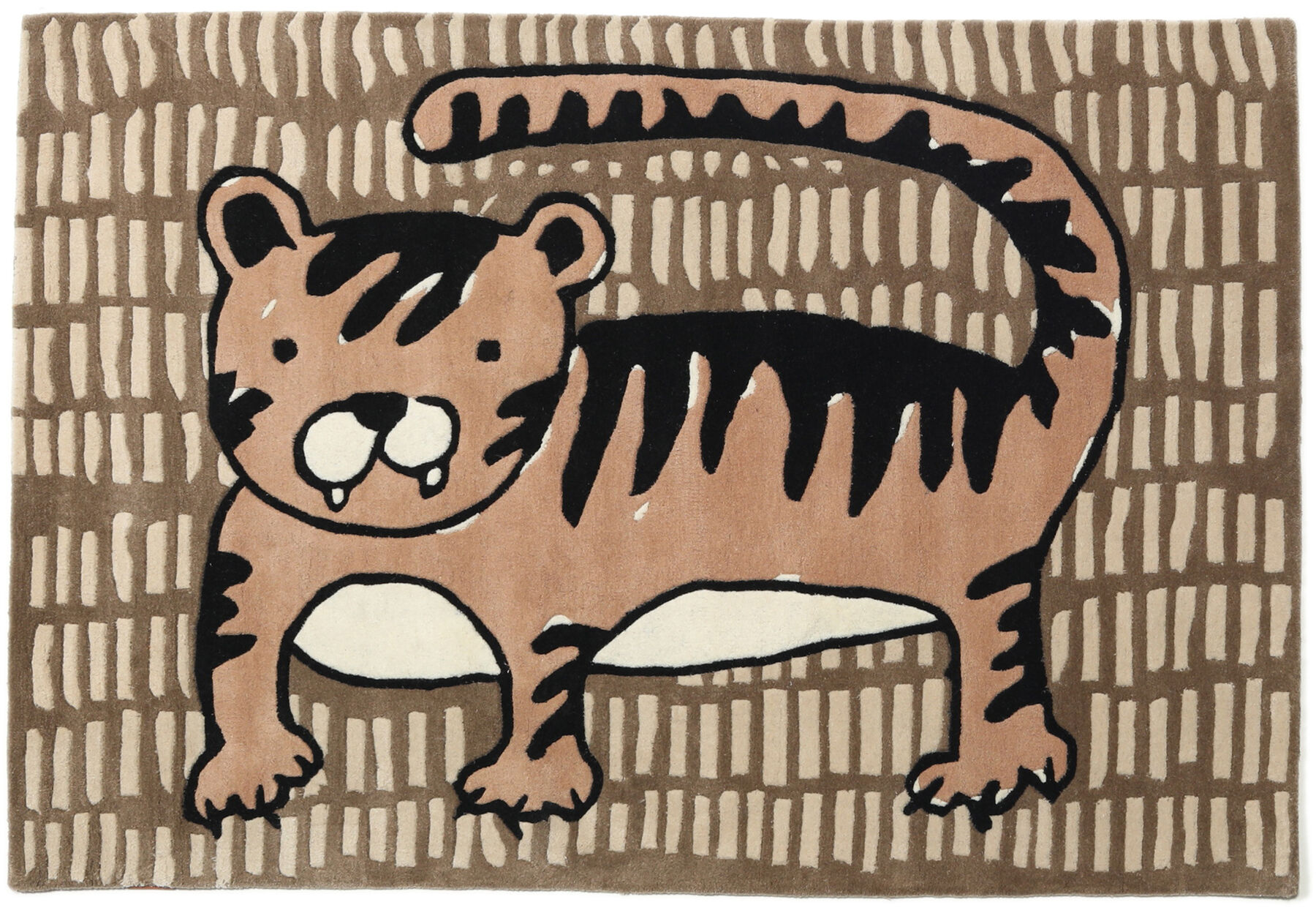 
    Cool Cat - Taupe brown / Beige - 120 x 180 cm
  