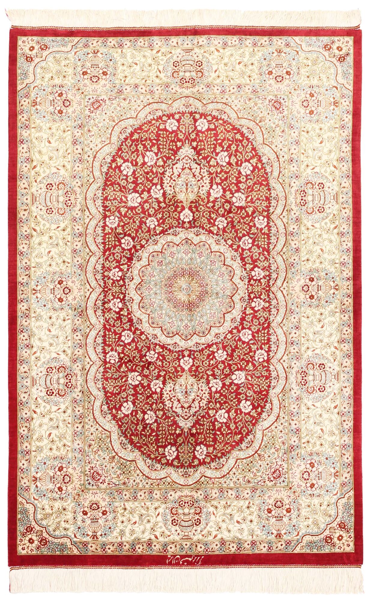 
    Qum silk - Beige - 96 x 144 cm
  