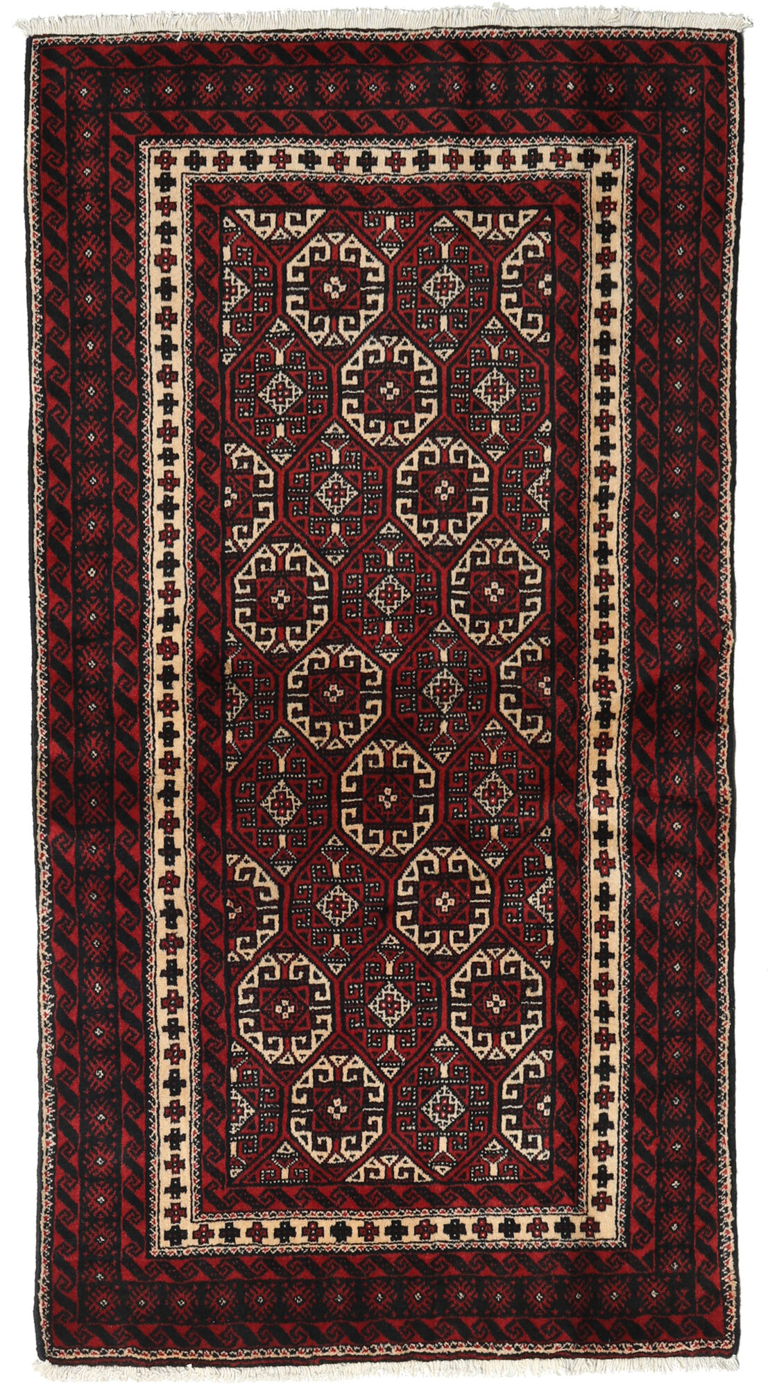 
    Baluch - Dark red - 104 x 192 cm
  