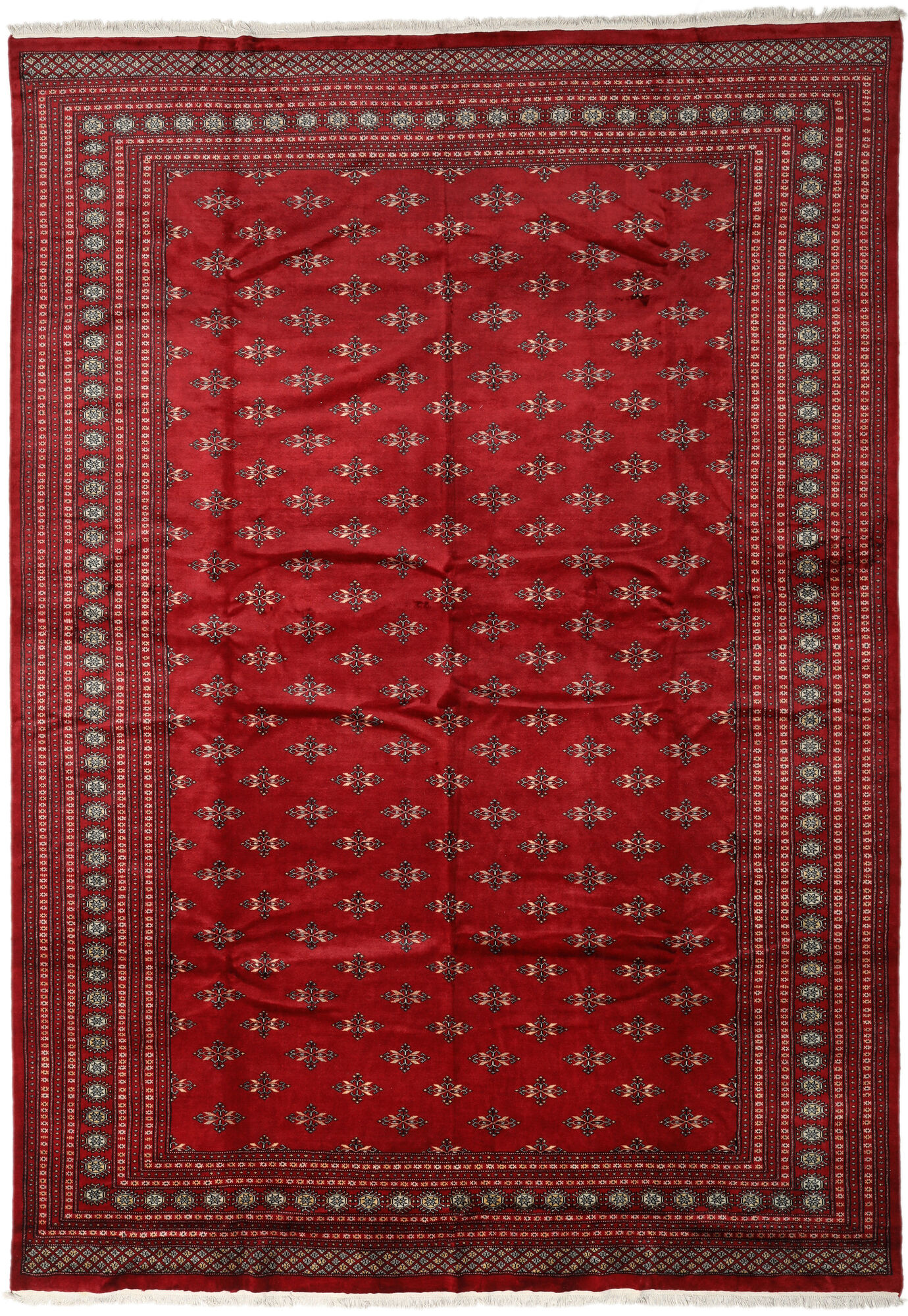
    Pakistan Bokhara 2ply - Dark red - 301 x 415 cm
  