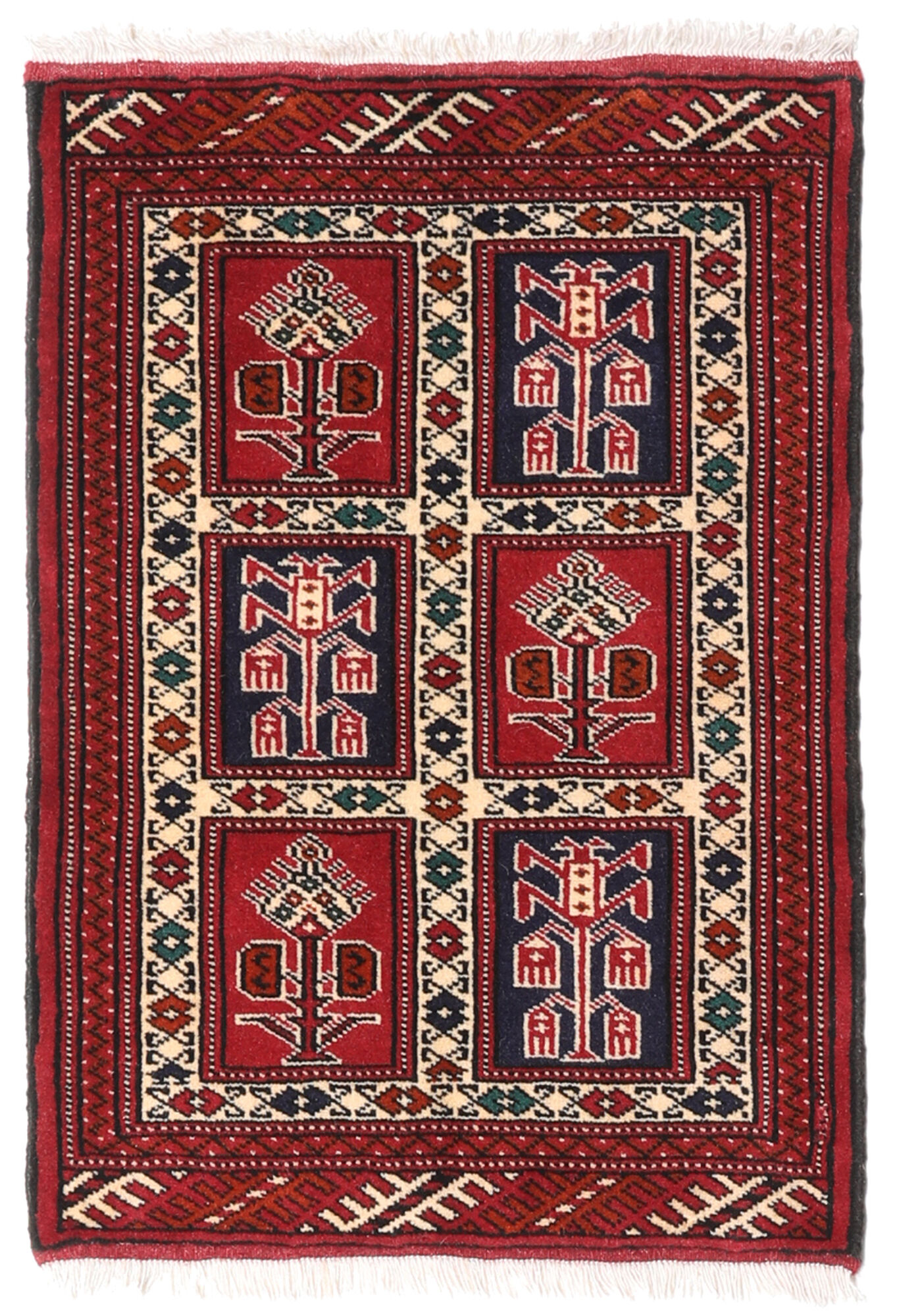 
    Turkaman - Red - 61 x 86 cm
  