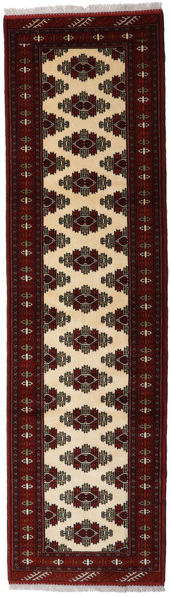 
    Turkaman - Dark red - 80 x 293 cm
  
