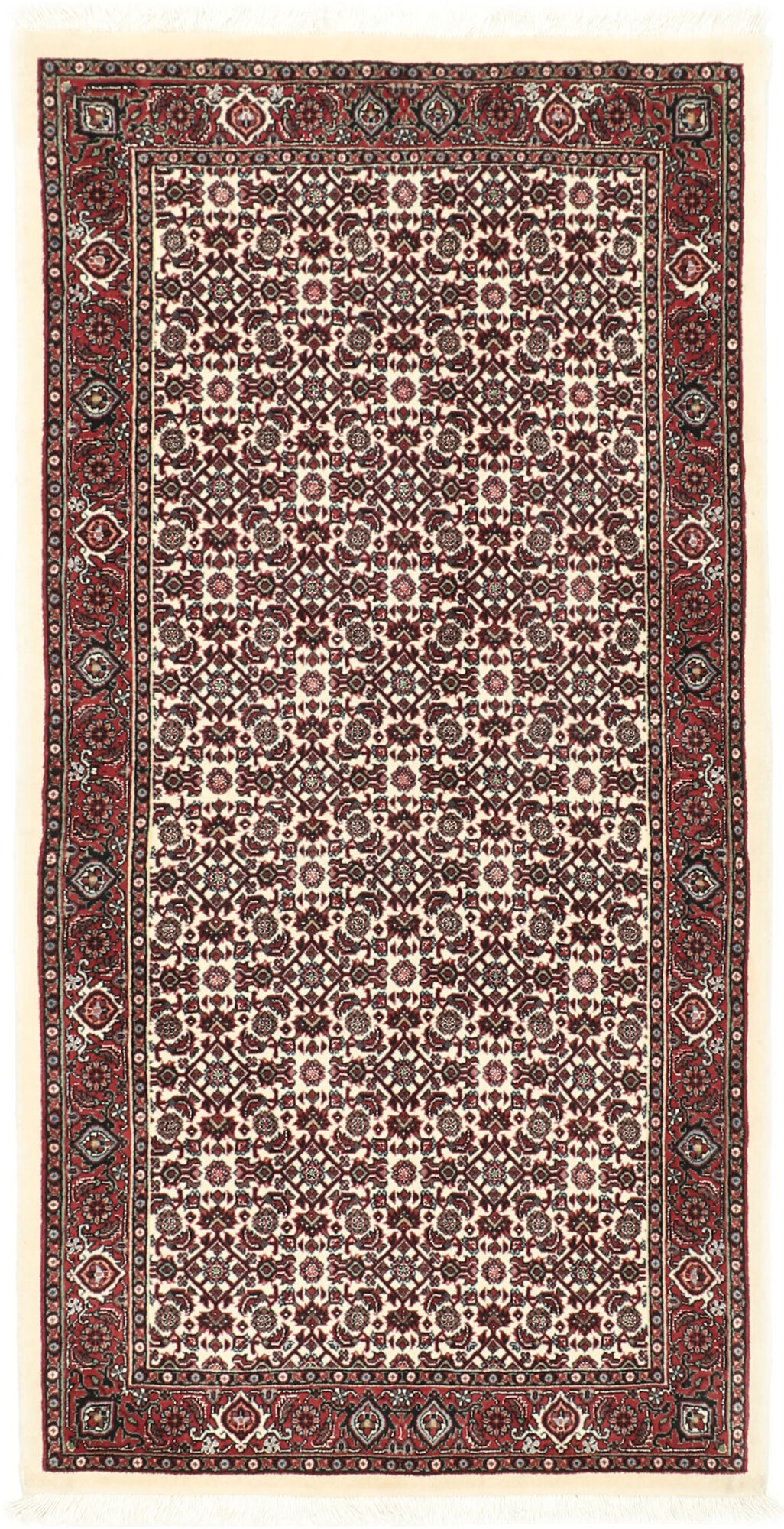 
    Bidjar with silk - Beige - 70 x 142 cm
  