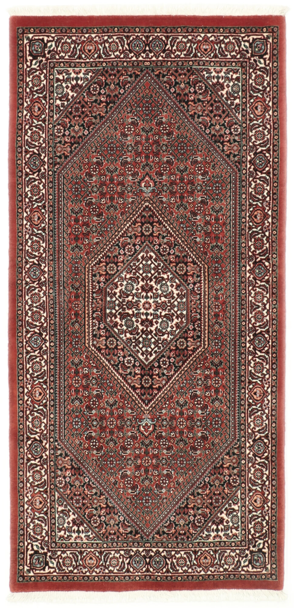 
    Bidjar with silk - Red - 70 x 145 cm
  