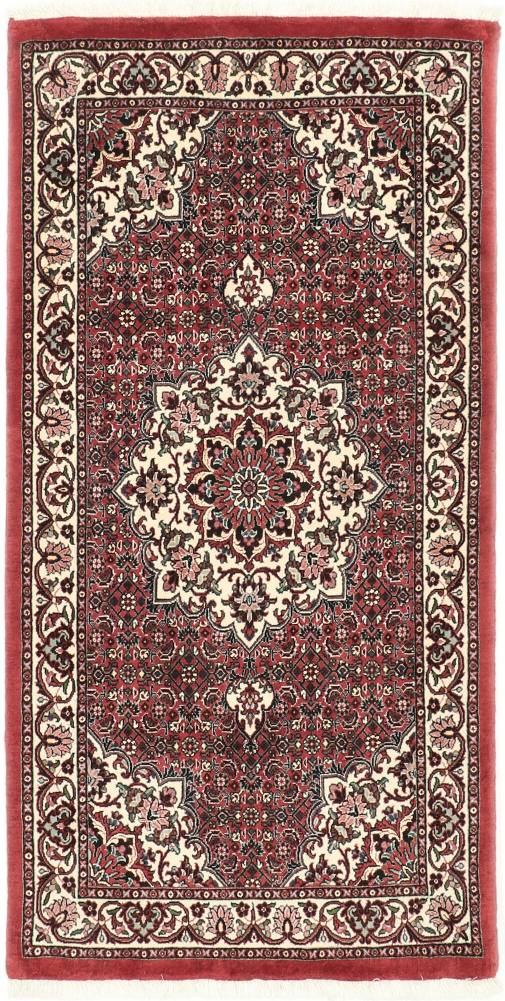 
    Bidjar with silk - Red - 70 x 138 cm
  