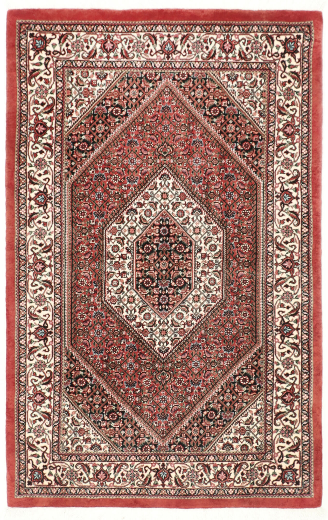 
    Bidjar with silk - Red - 95 x 150 cm
  