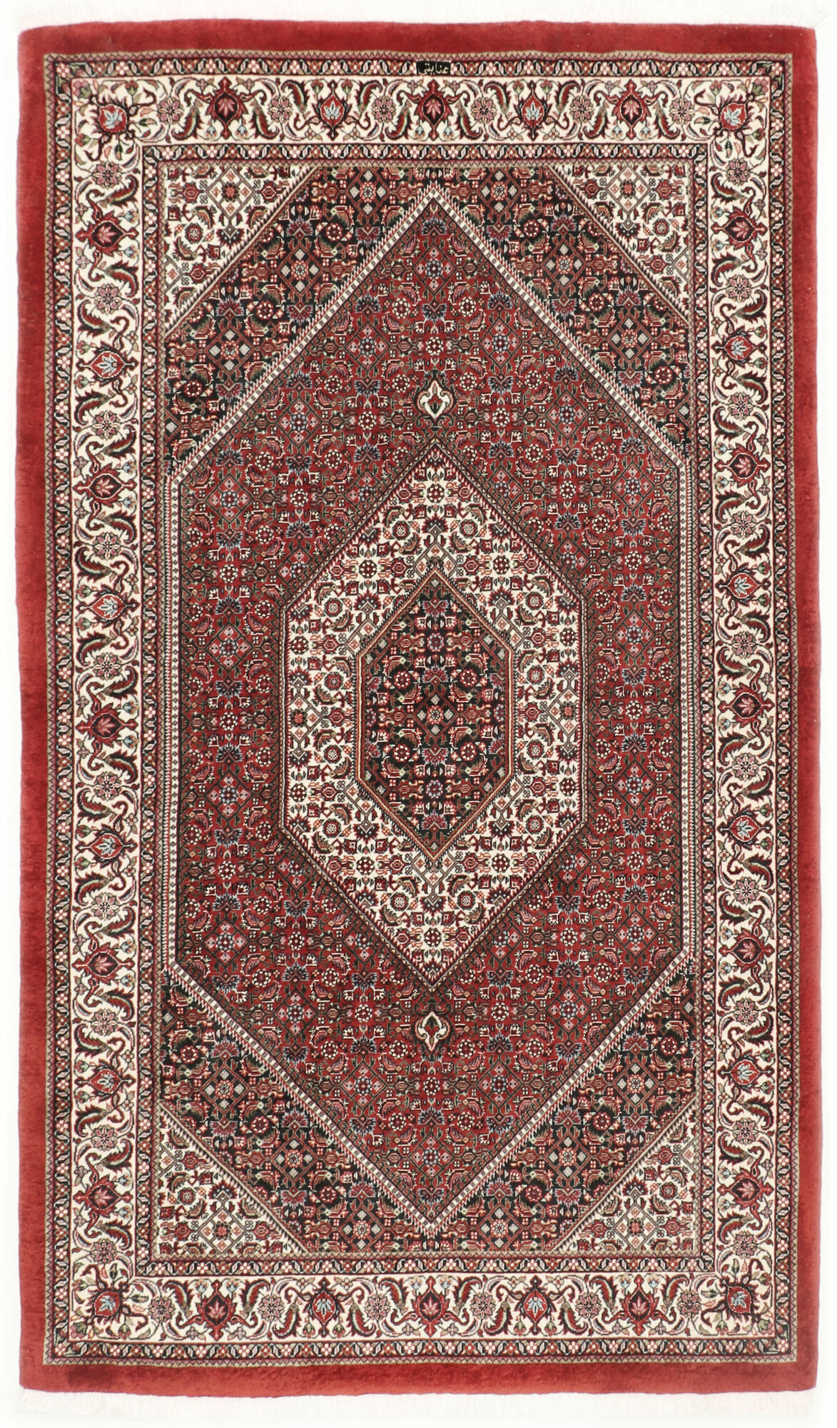 
    Bidjar with silk - Red - 115 x 193 cm
  