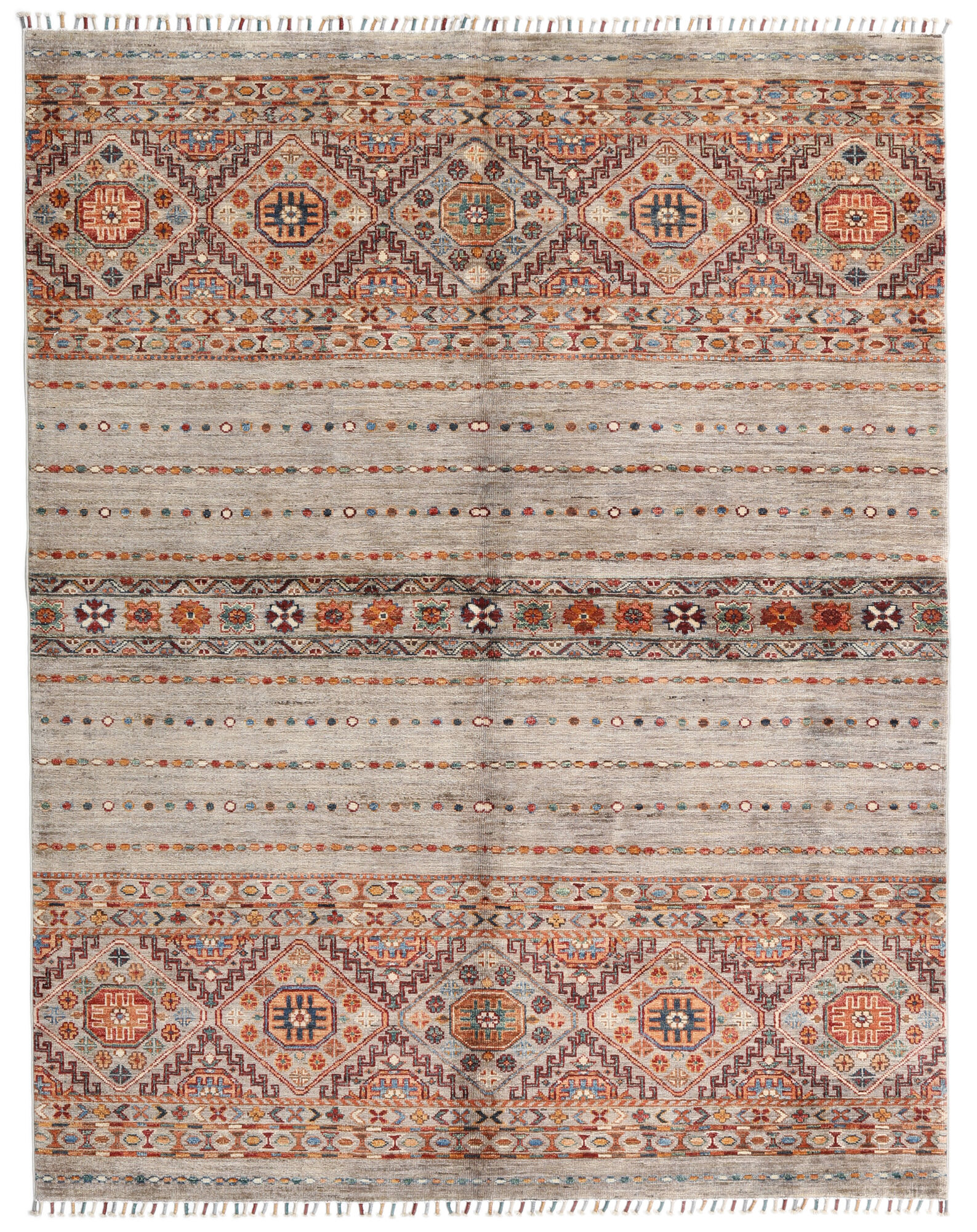 
    Shabargan - Brown - 156 x 200 cm
  