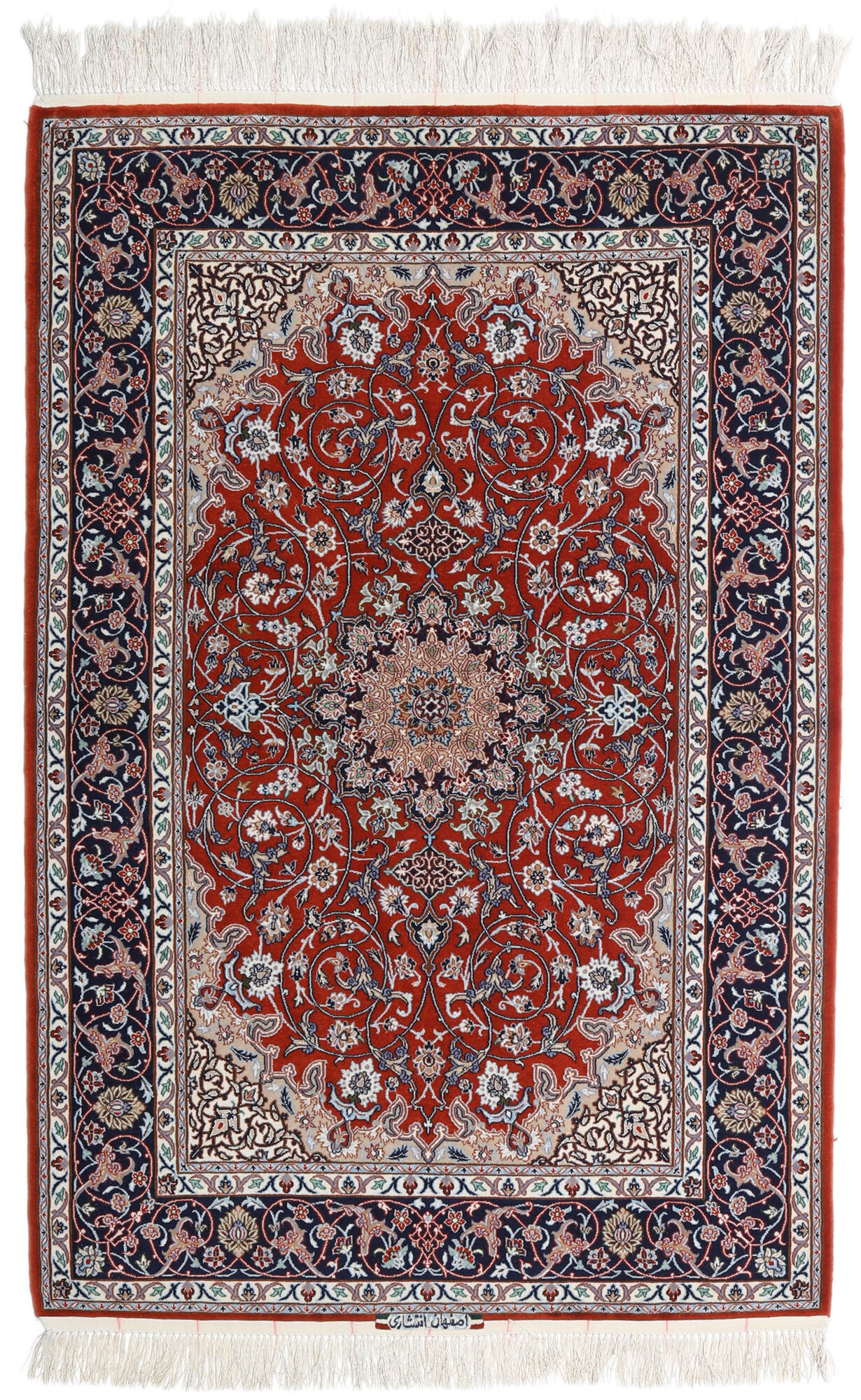 Isfahan silkesvarp Matta 110x165
