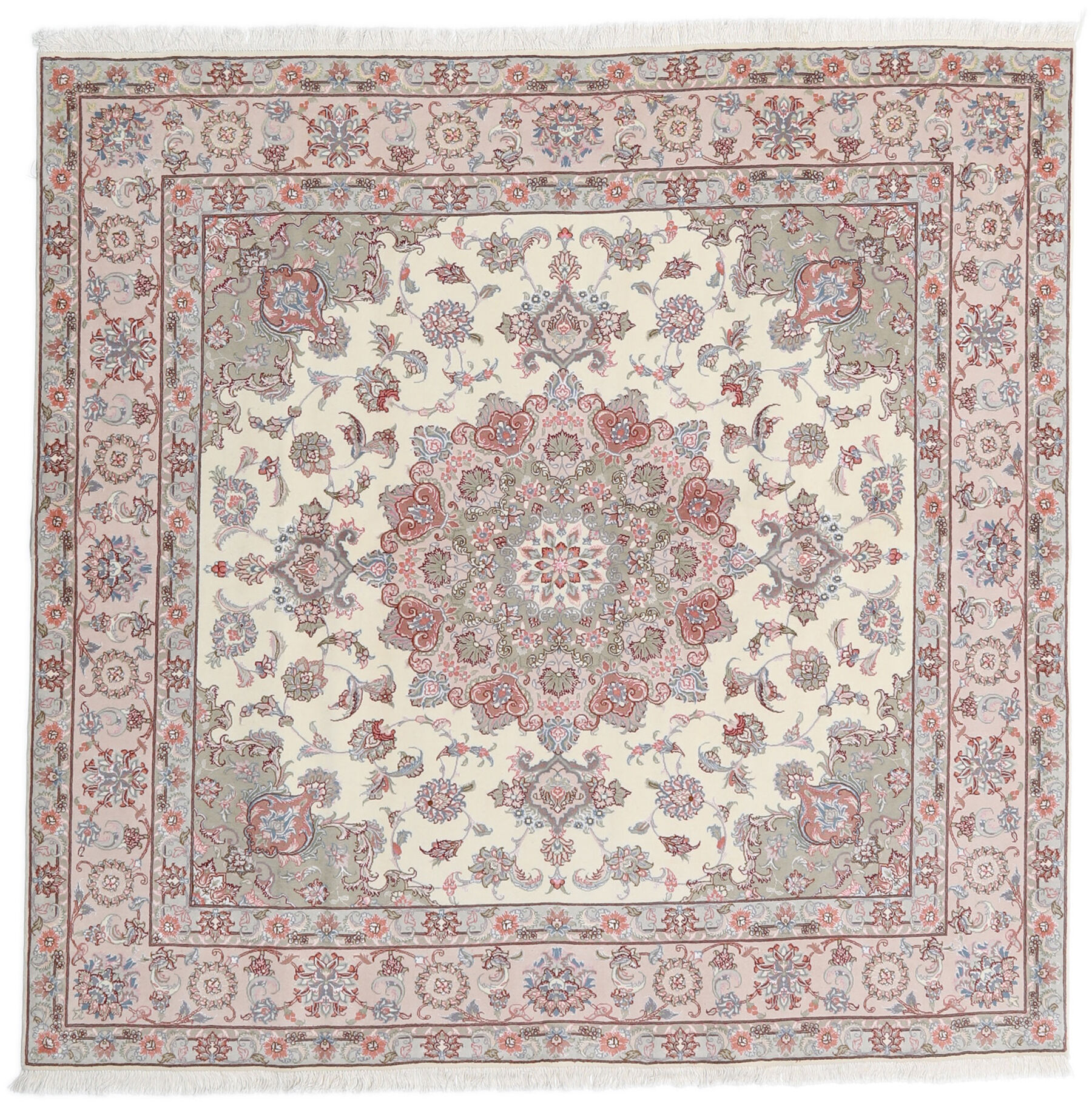 Tabriz 60 Raj silkesvarp Matta 198x201
