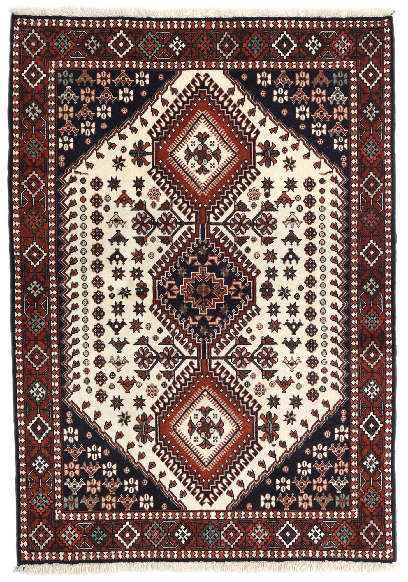 
    Yalameh - Dark red - 108 x 150 cm
  