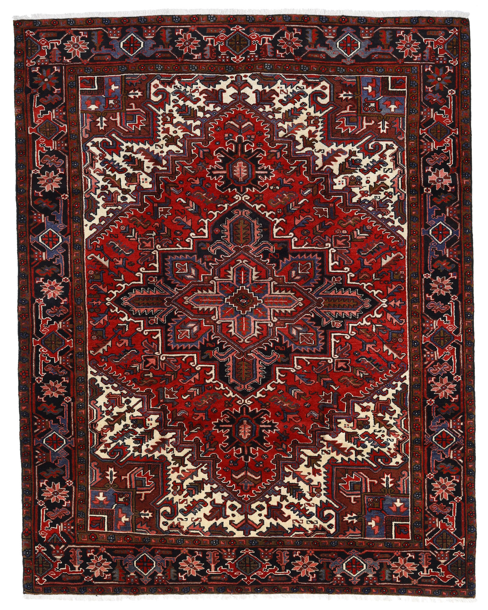 
    Heriz - Dark red - 217 x 276 cm
  
