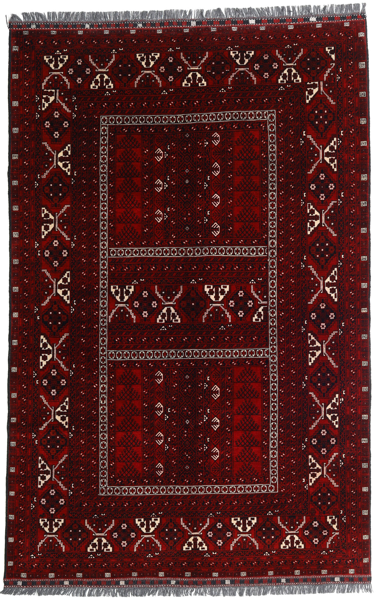 
    Kunduz - Dark red - 162 x 248 cm
  