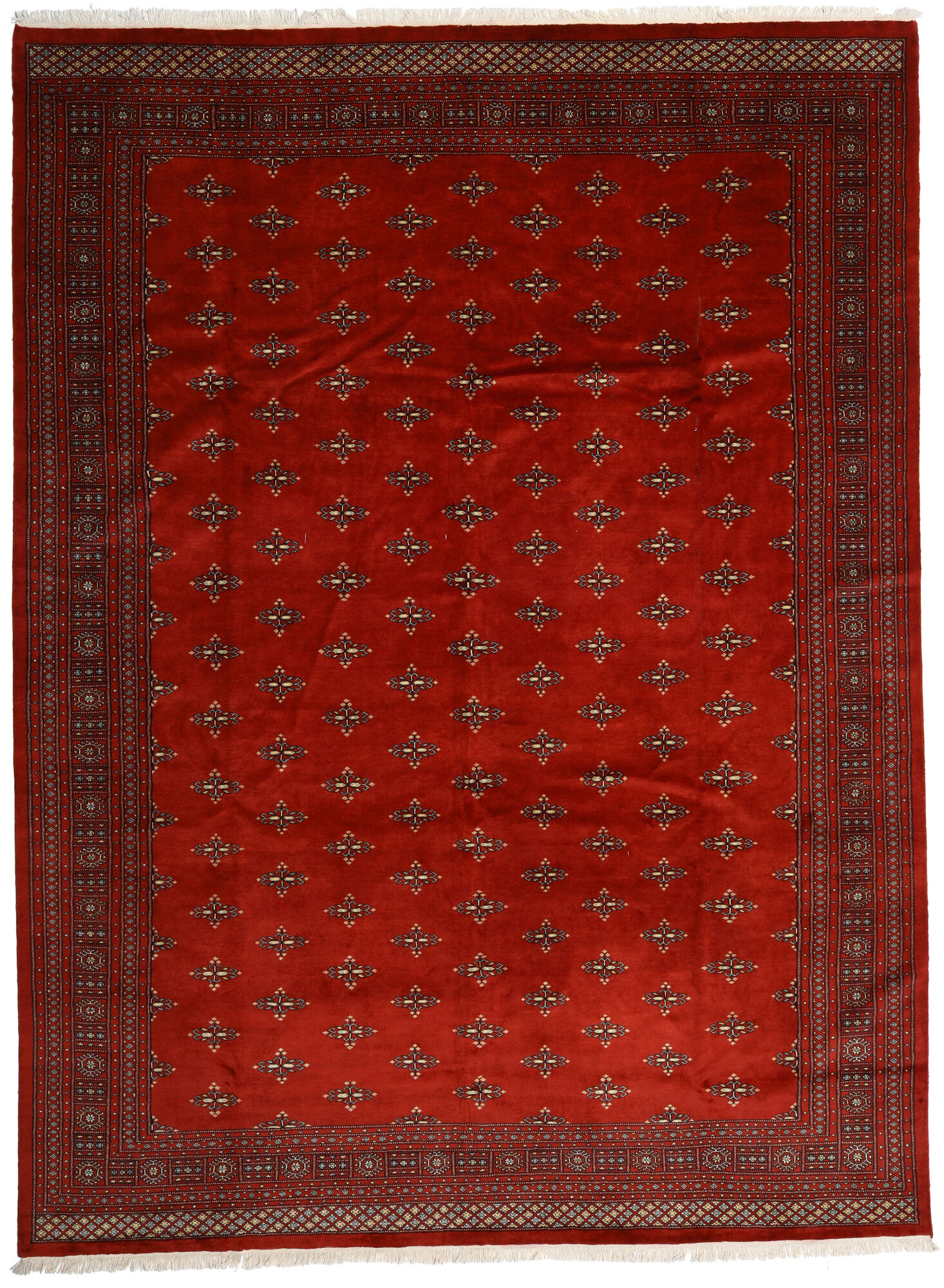 
    Pakistan Bokhara 2ply - Dark red - 303 x 408 cm
  