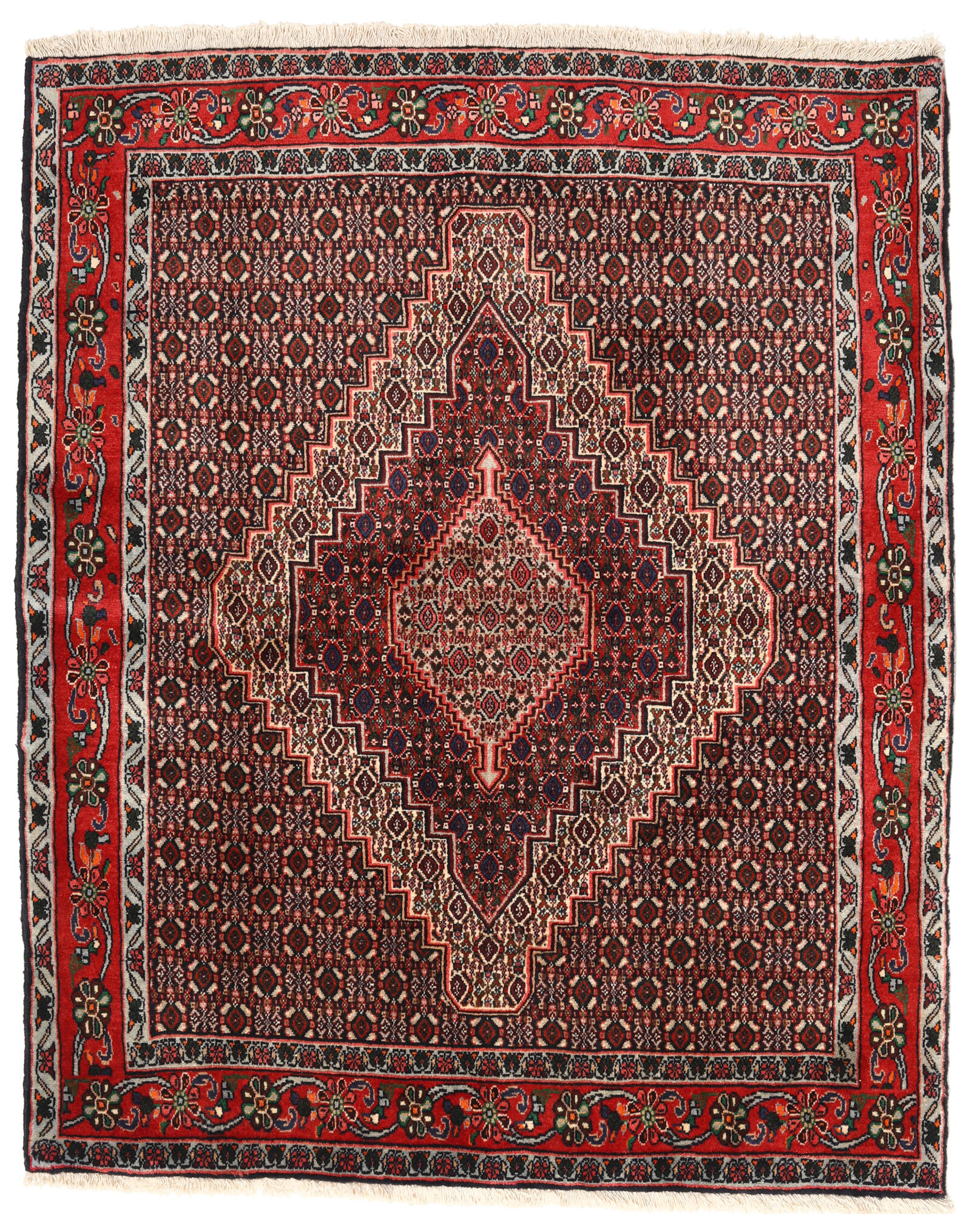 
    Senneh - Red - 123 x 150 cm
  