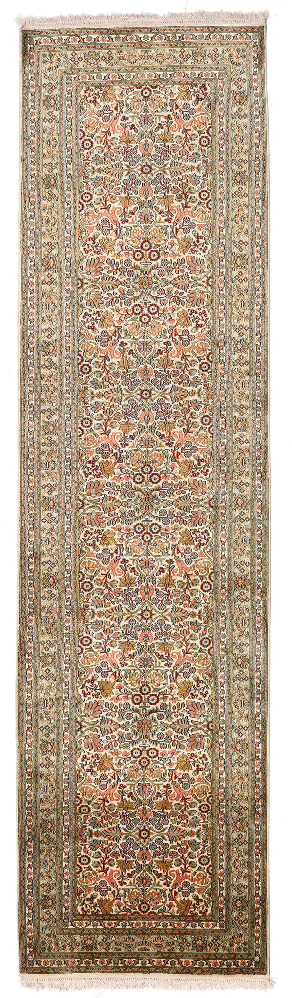 Kashmir äkta silke Matta 80x309
