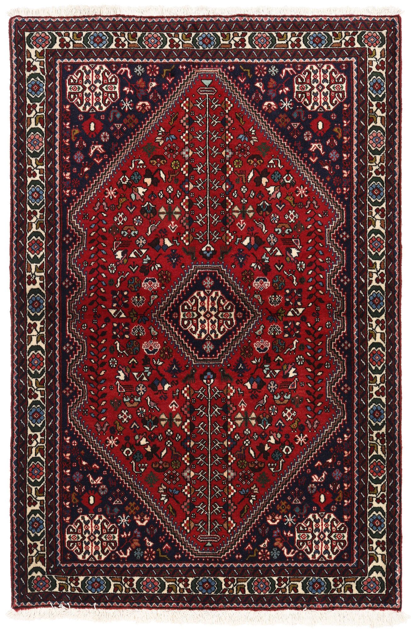 
    Abadeh - Dark red - 102 x 155 cm
  