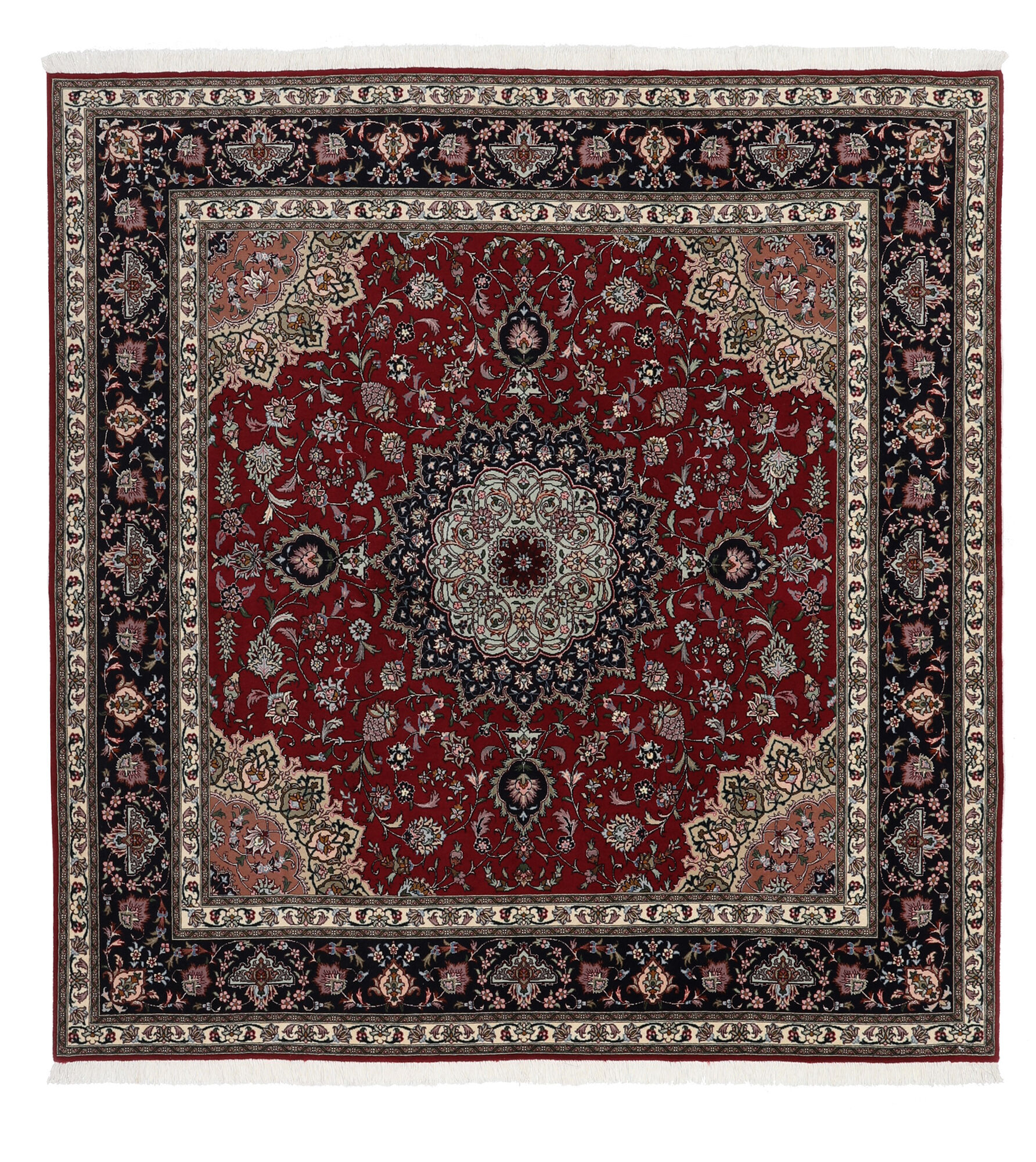 Tabriz 60 Raj silkesvarp Matta 202x209