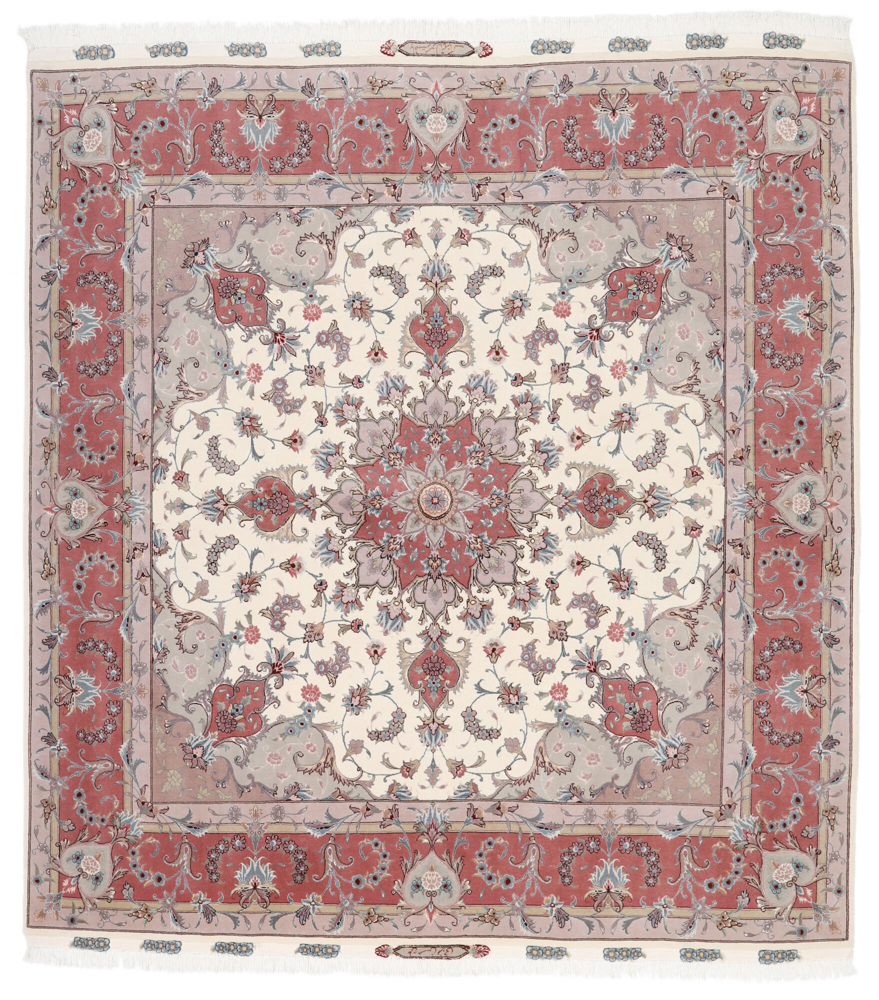 
    Tabriz 60 Raj silk warp - Beige - 205 x 207 cm
  