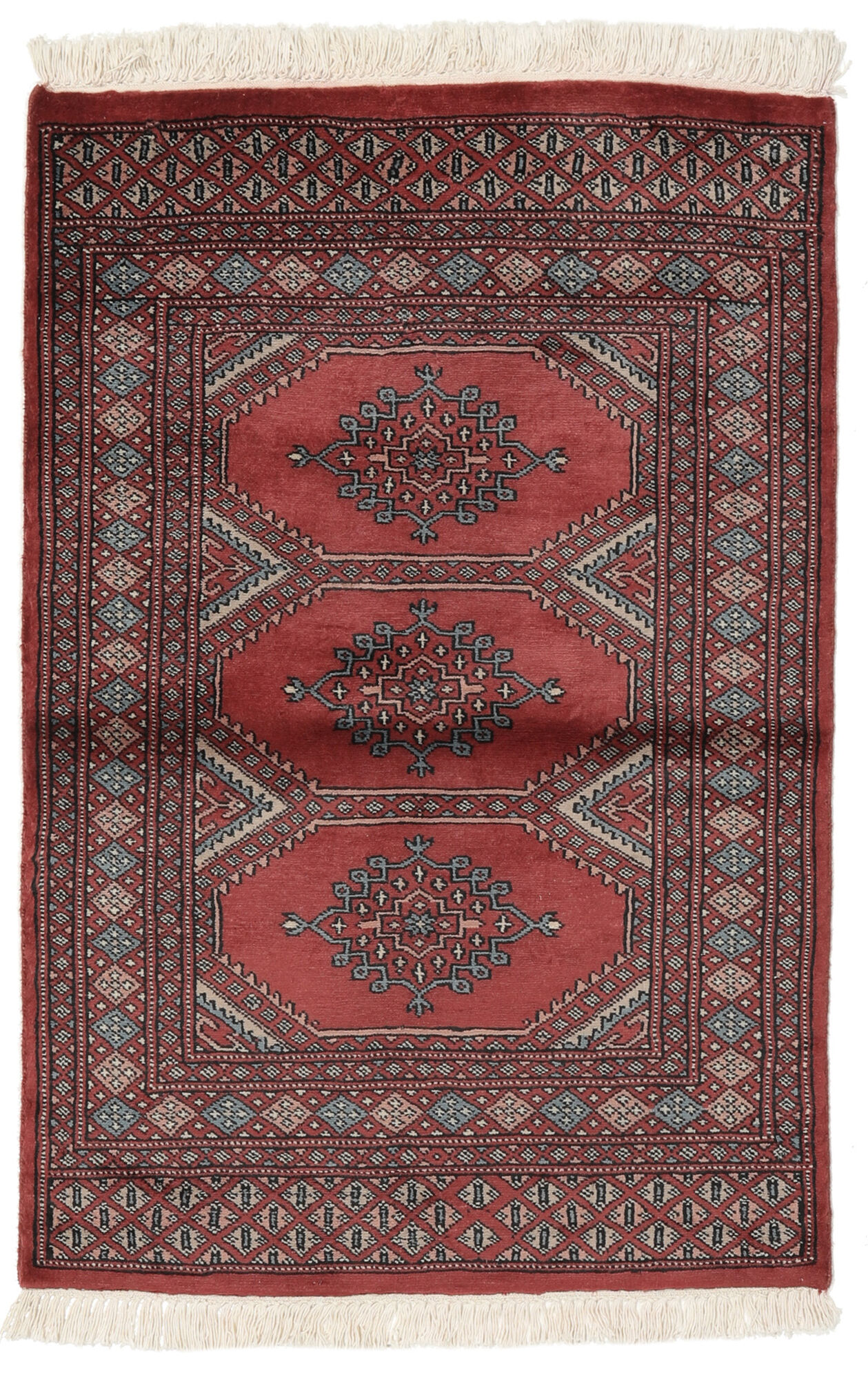 
    Pakistan Bokhara 3ply - Dark red - 80 x 122 cm
  