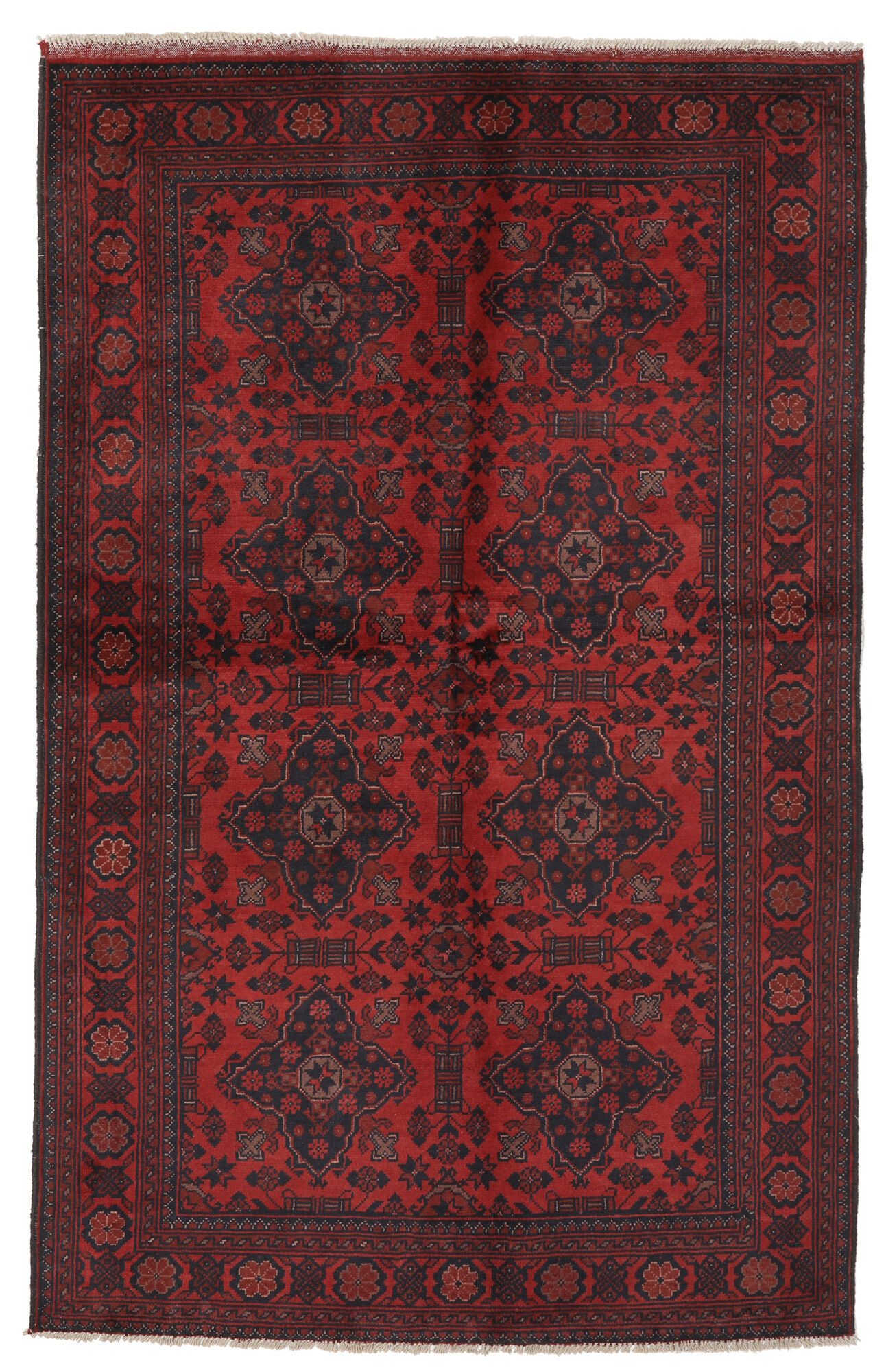 
    Afghan Khal Mohammadi - Black - 125 x 202 cm
  
