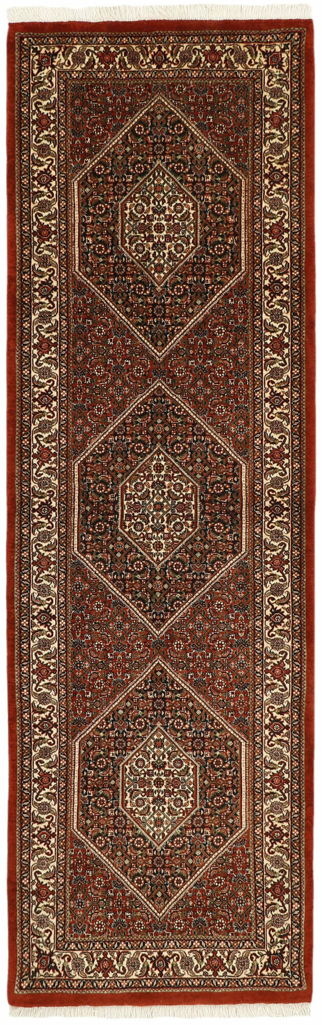 
    Bidjar with silk - Black - 75 x 234 cm
  