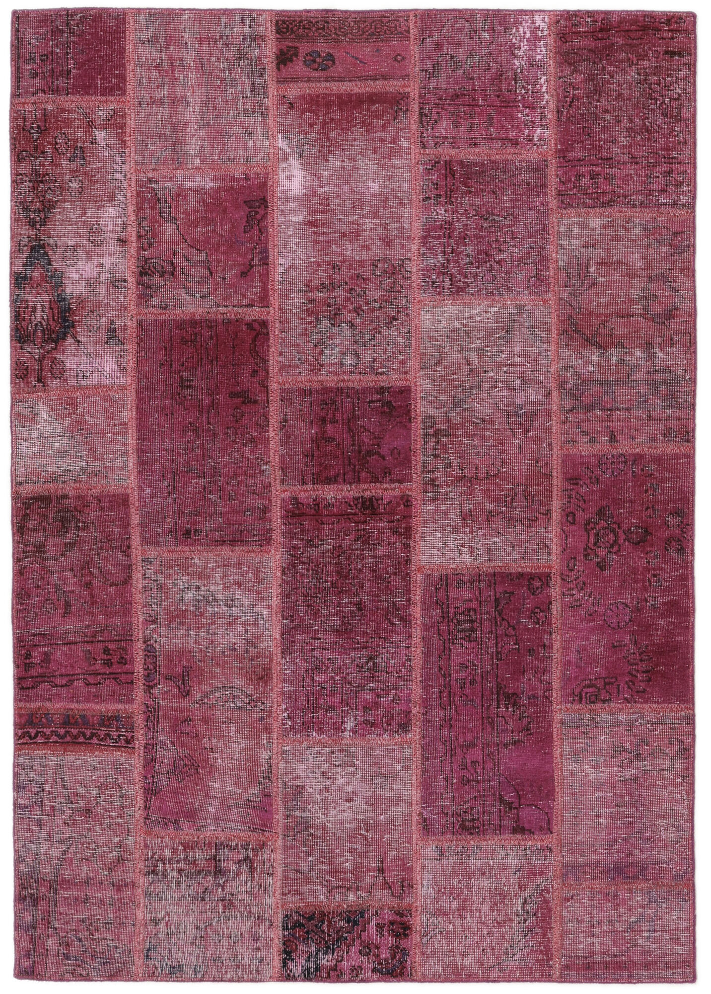 
    Patchwork - Dark red - 145 x 207 cm
  