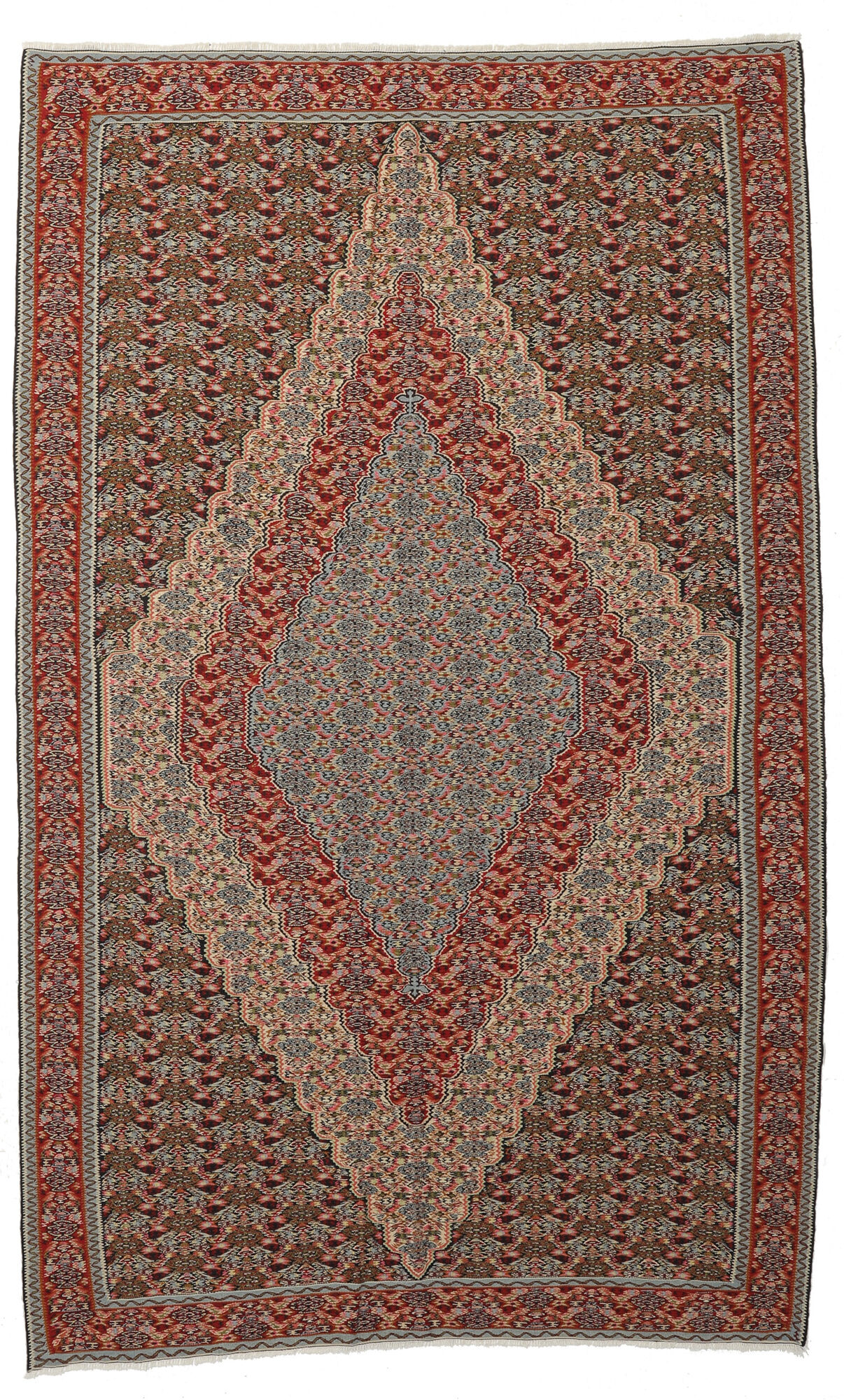 Kelim Senneh Fine Teppich 158×256
