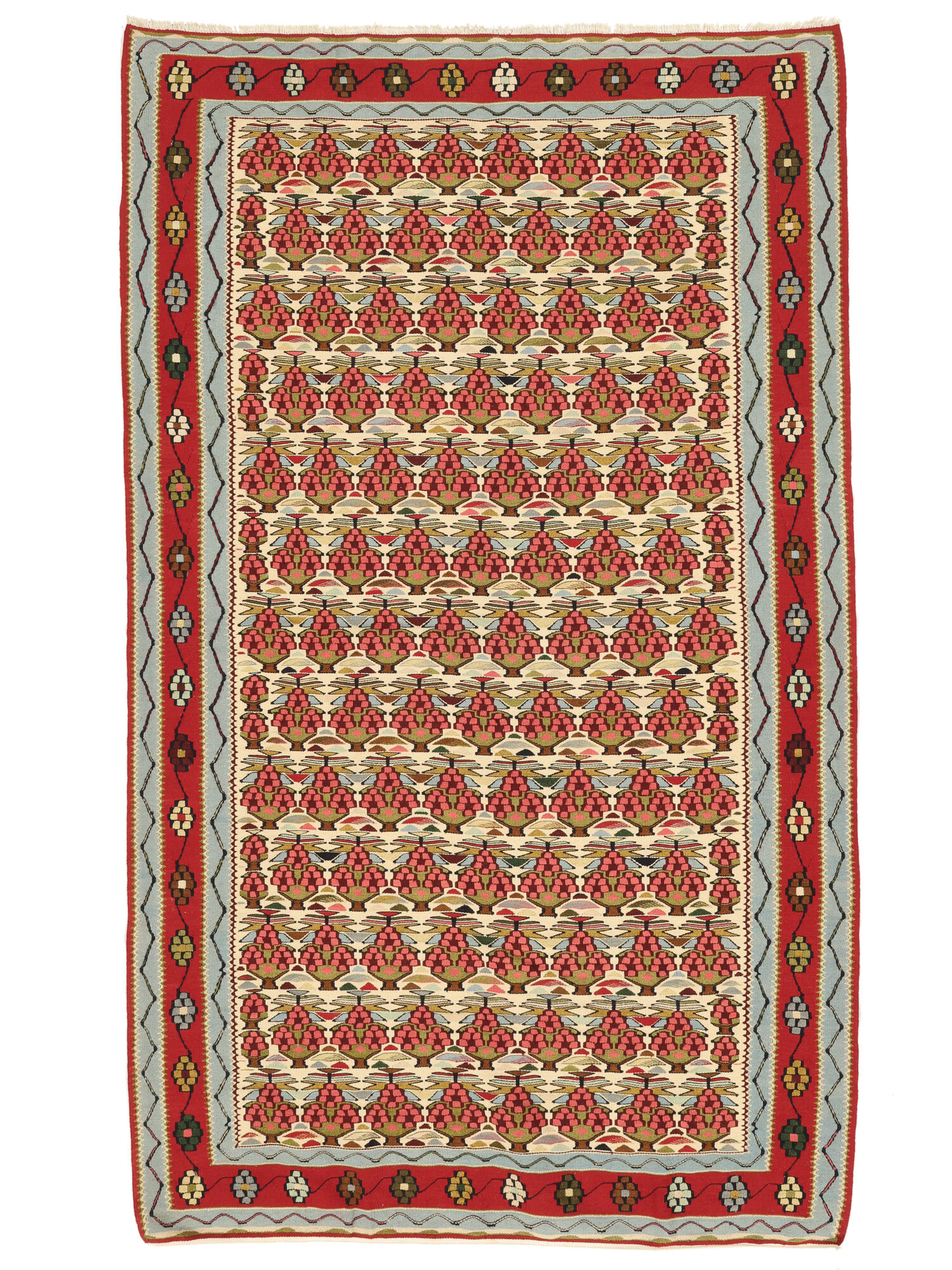 Kelim Senneh Fine Teppich 148×248