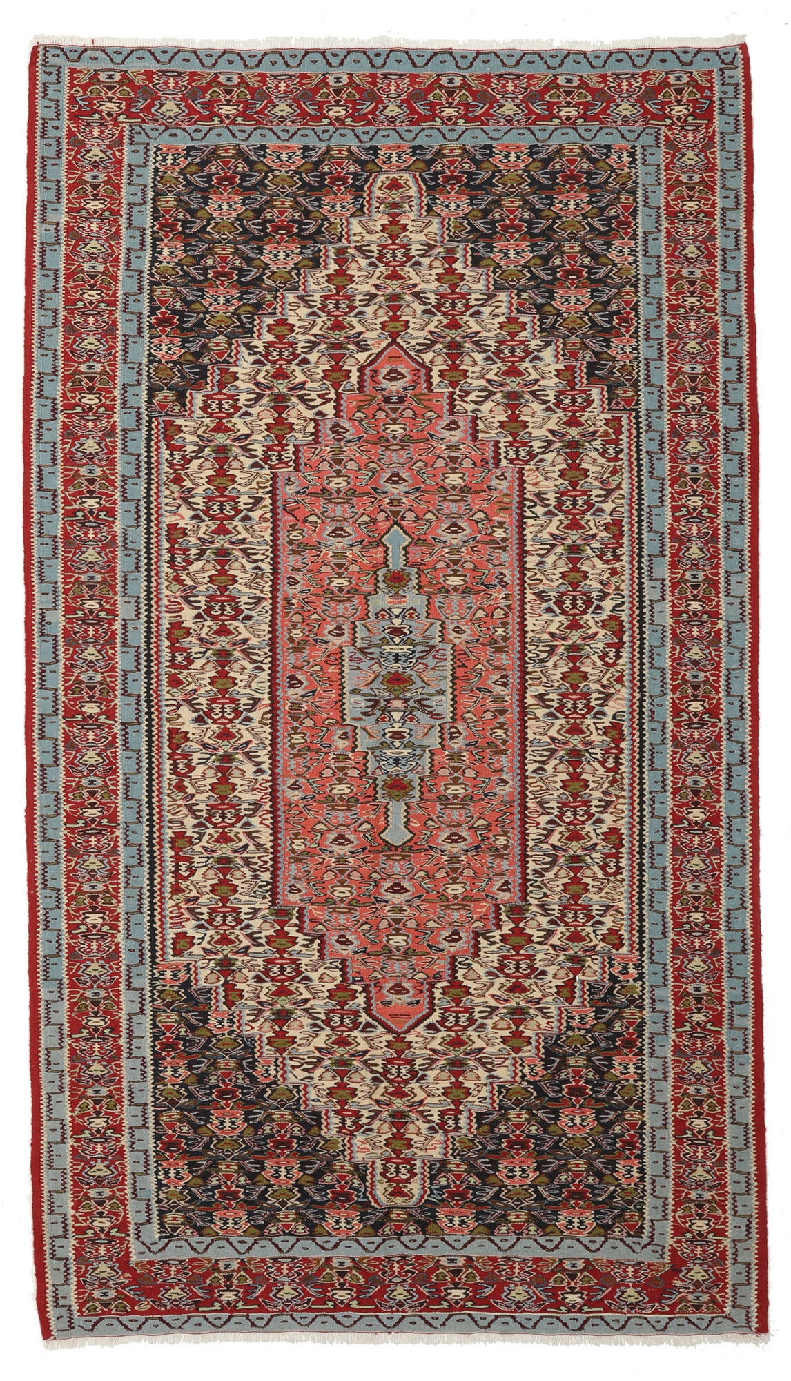 Kelim Senneh Fine Teppich 150×261