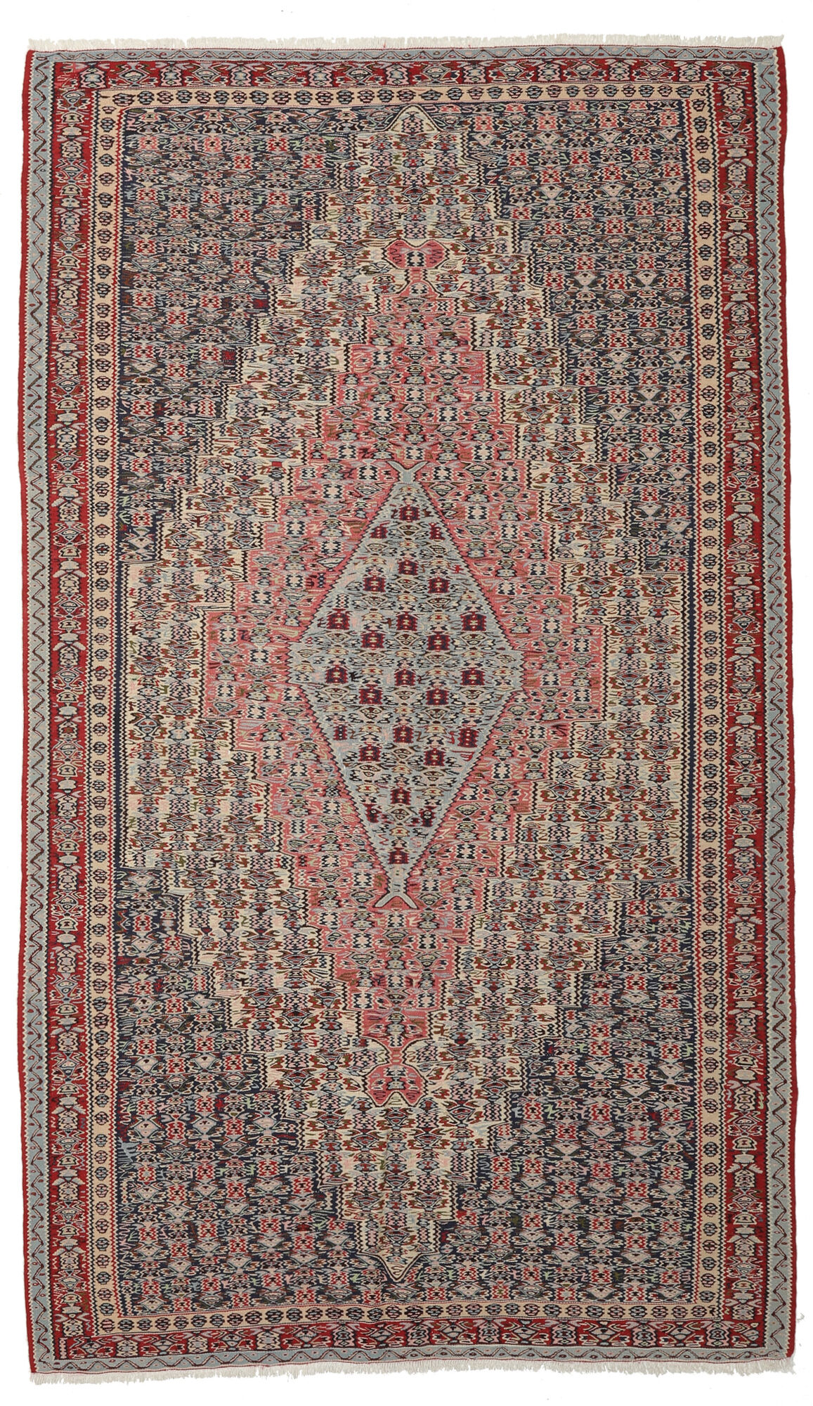 Kelim Senneh Fine Teppich 151×264