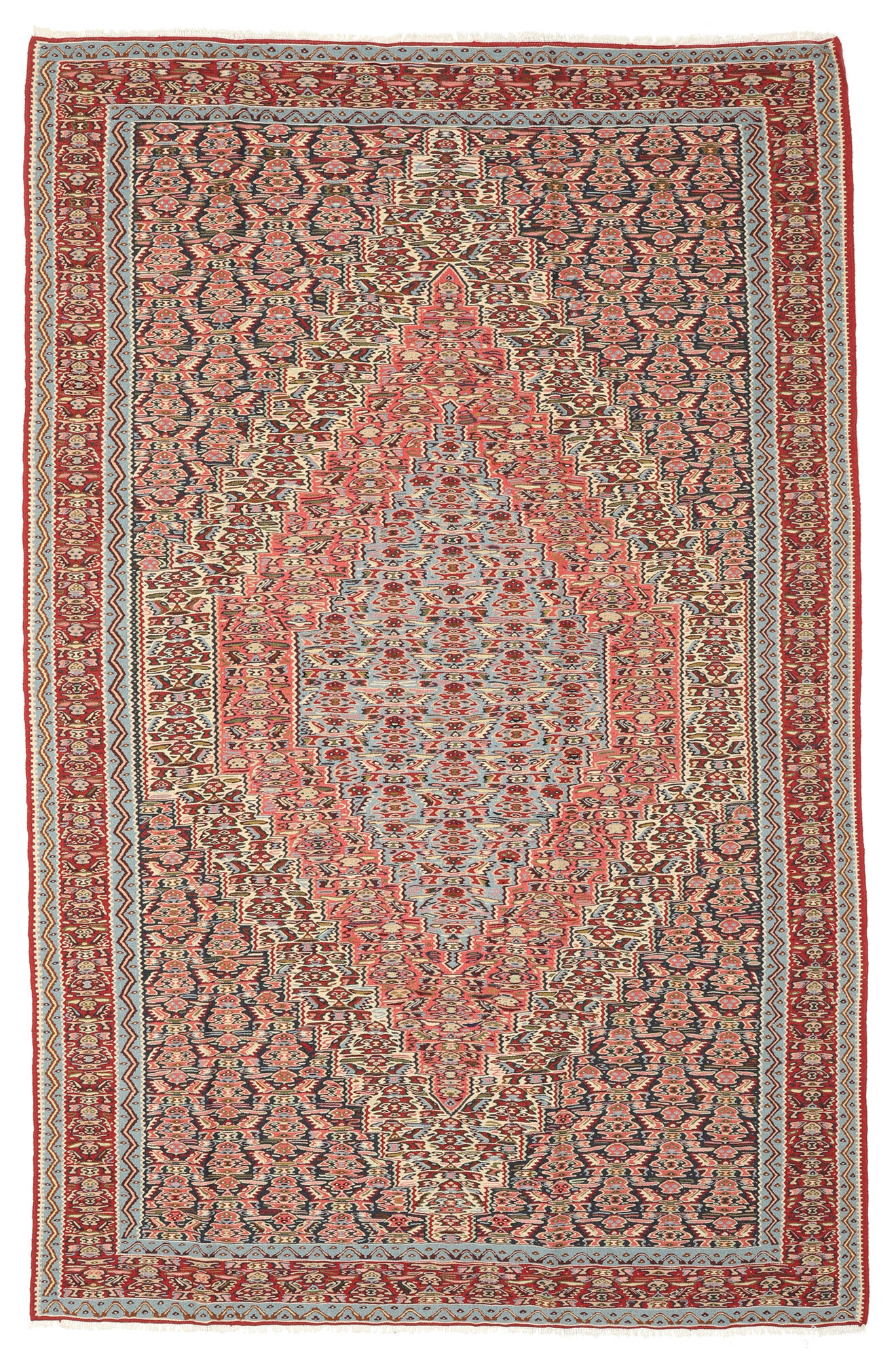 Kelim Senneh Fine Teppich 195×298
