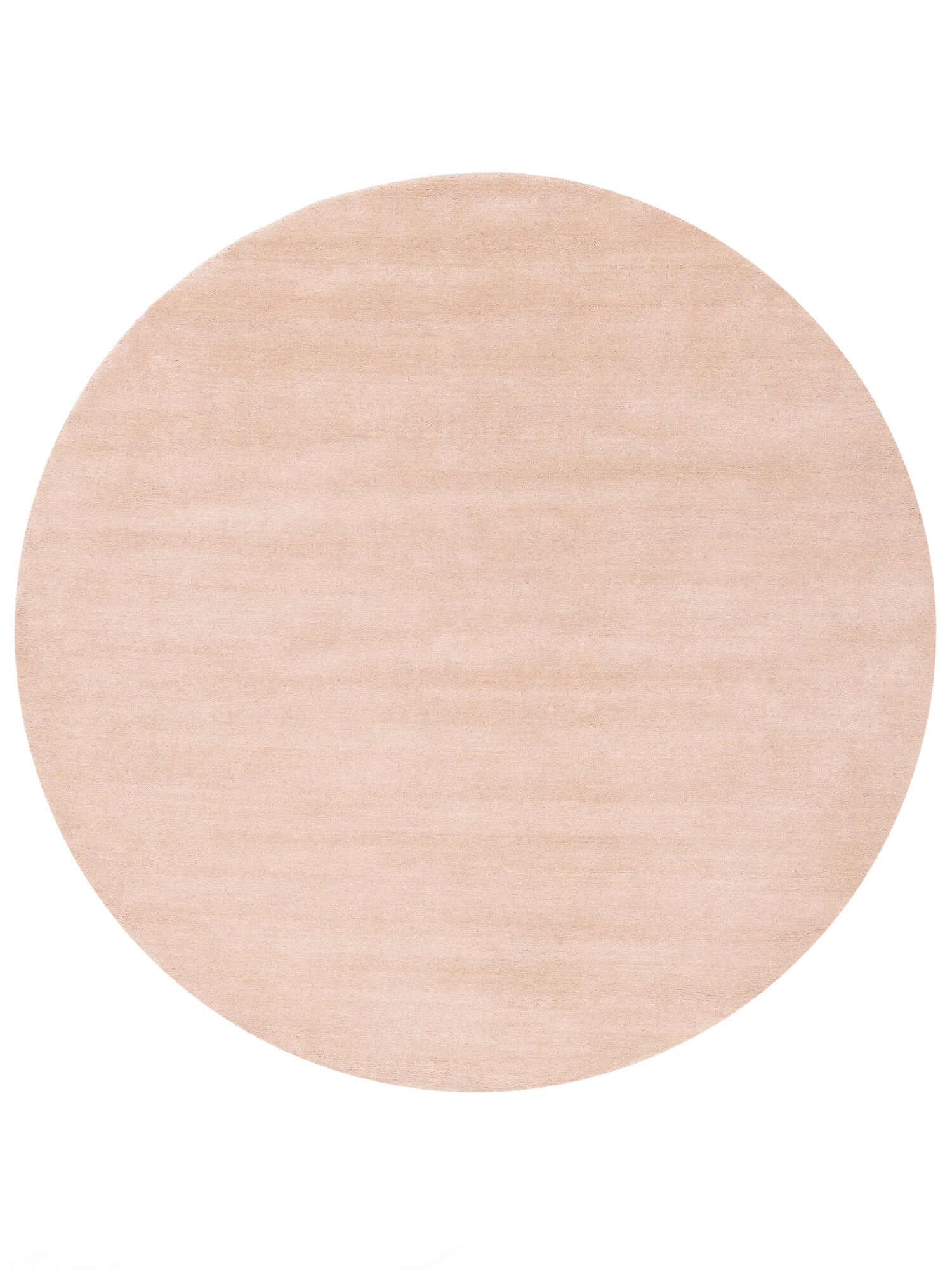 Handloom Matta - Ljusrosa Ø 100